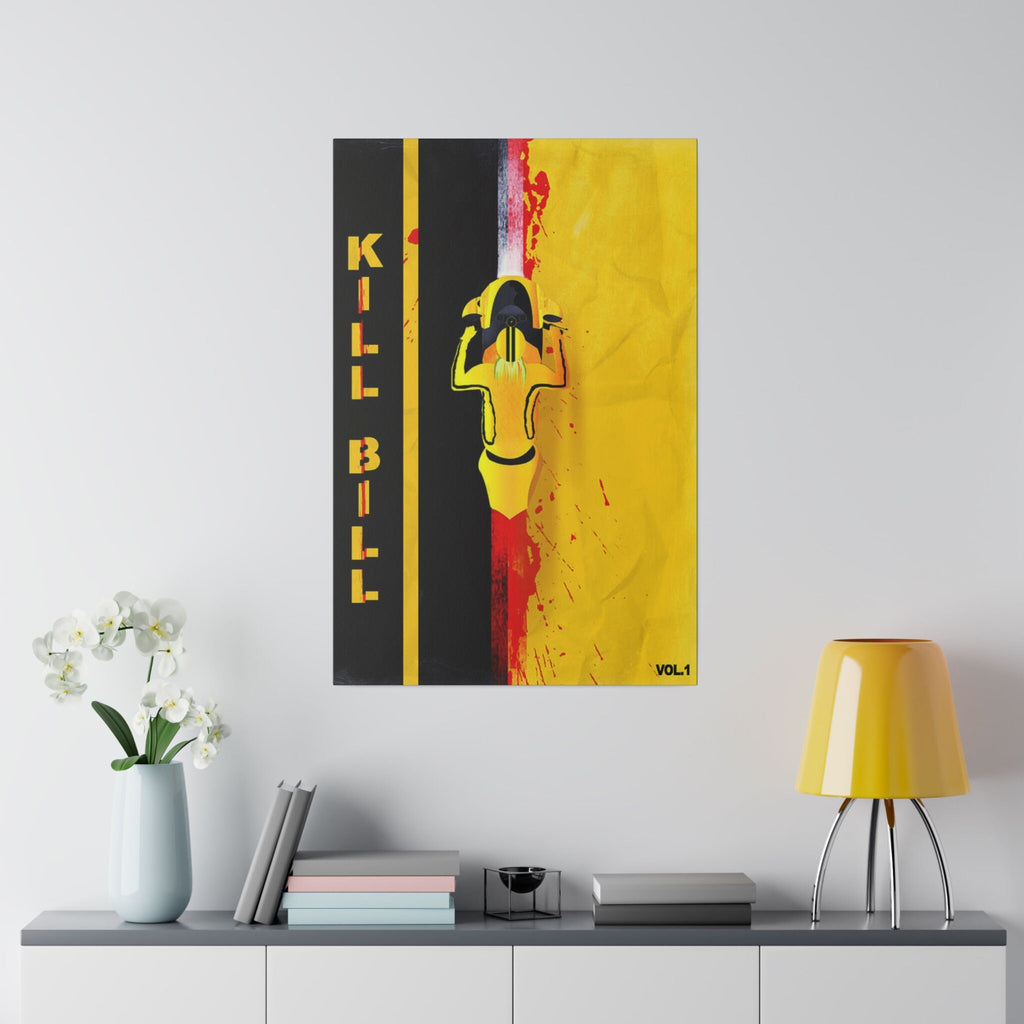 Kill Bill Abstract Art Custom Canvas Wall Print