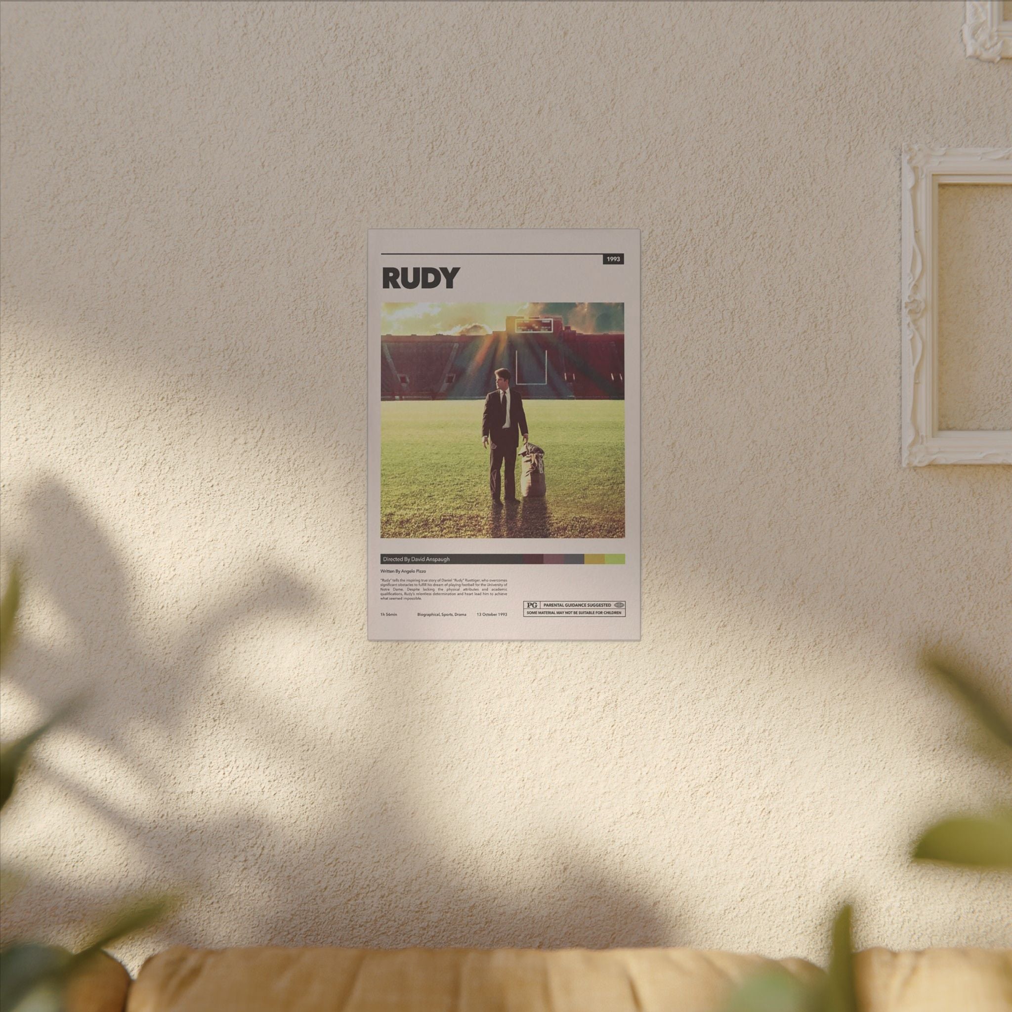 Rudy Retro Modern Film Art Custom Canvas Wall Print