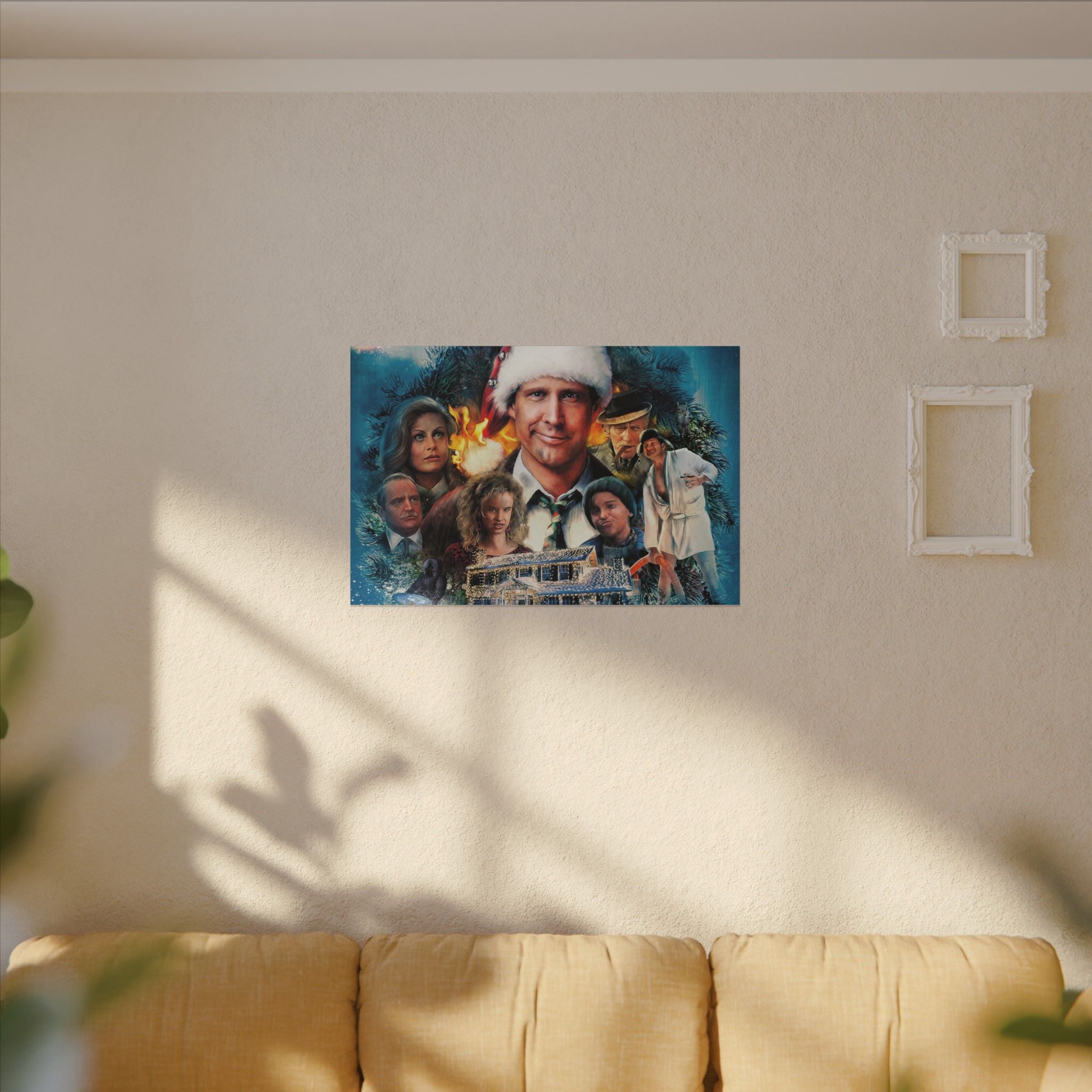 National Lampoon’s Christmas Vacation Illustrated Custom Canvas Wall Print