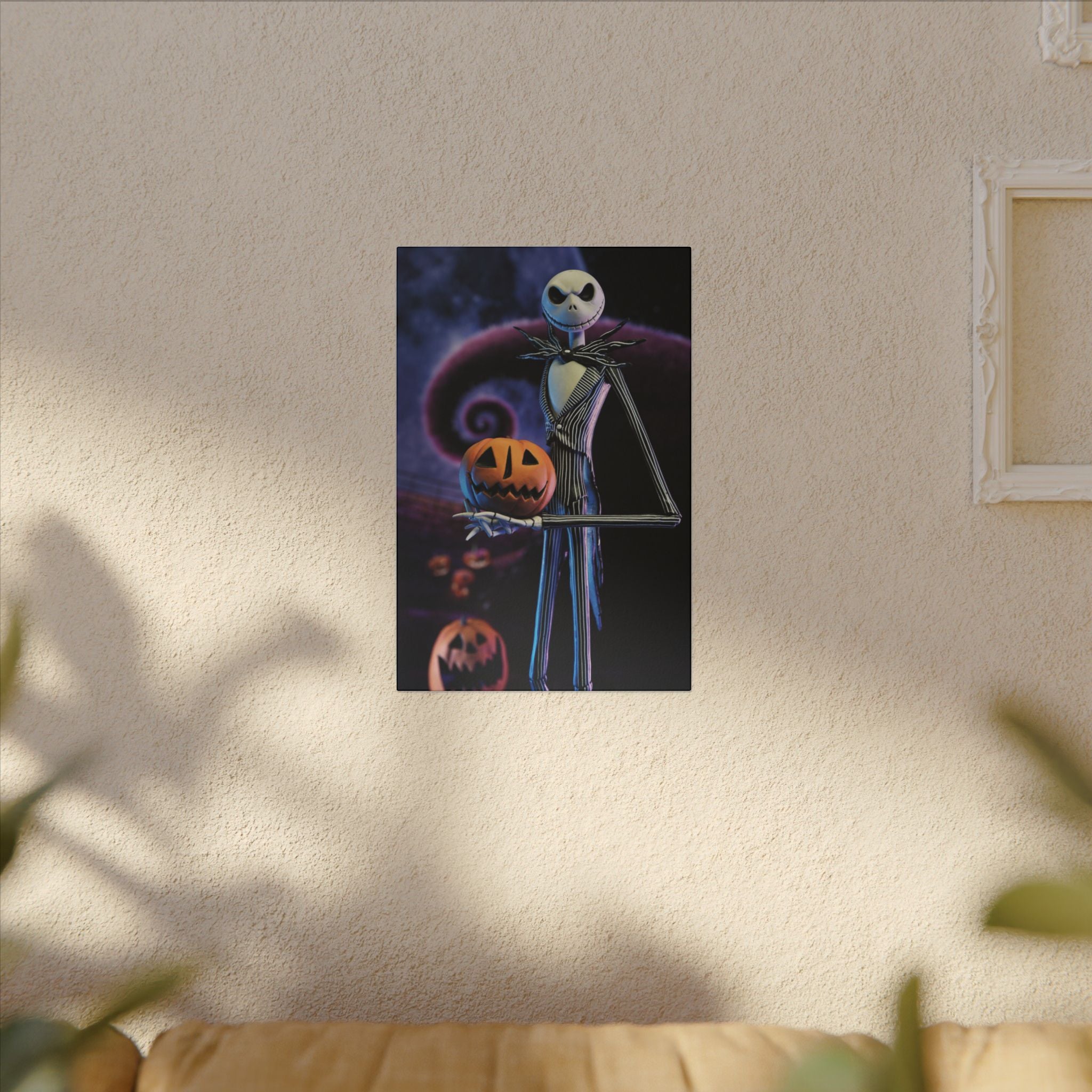 The Nightmare Before Christmas Pumpkin King Custom Canvas Wall Print