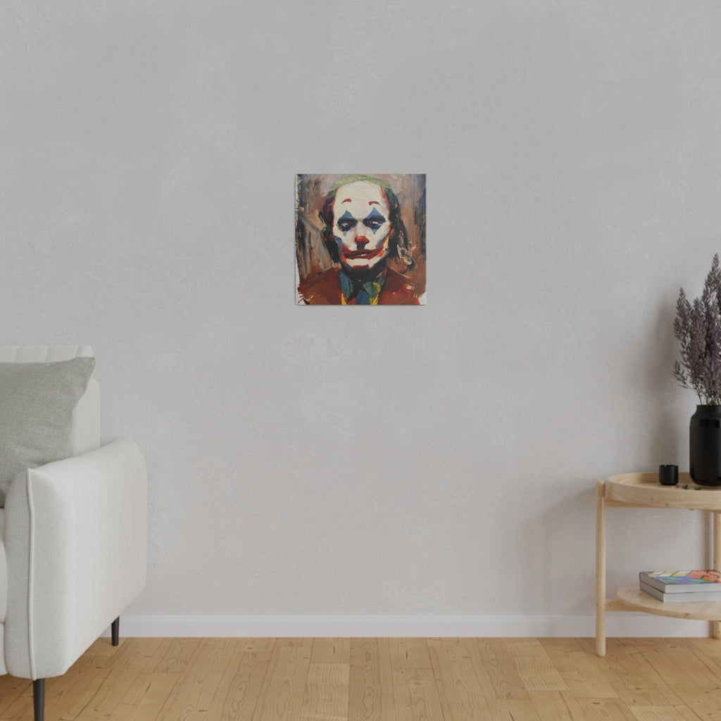 Joker Abstract Color Oil Painting Custom Canvas Wall Print