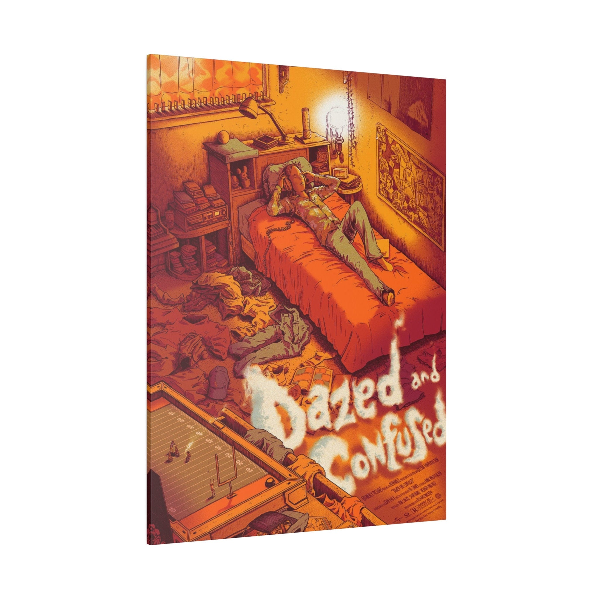 Dazed And Confused Animated Smoke Custom Canvas Wall Print