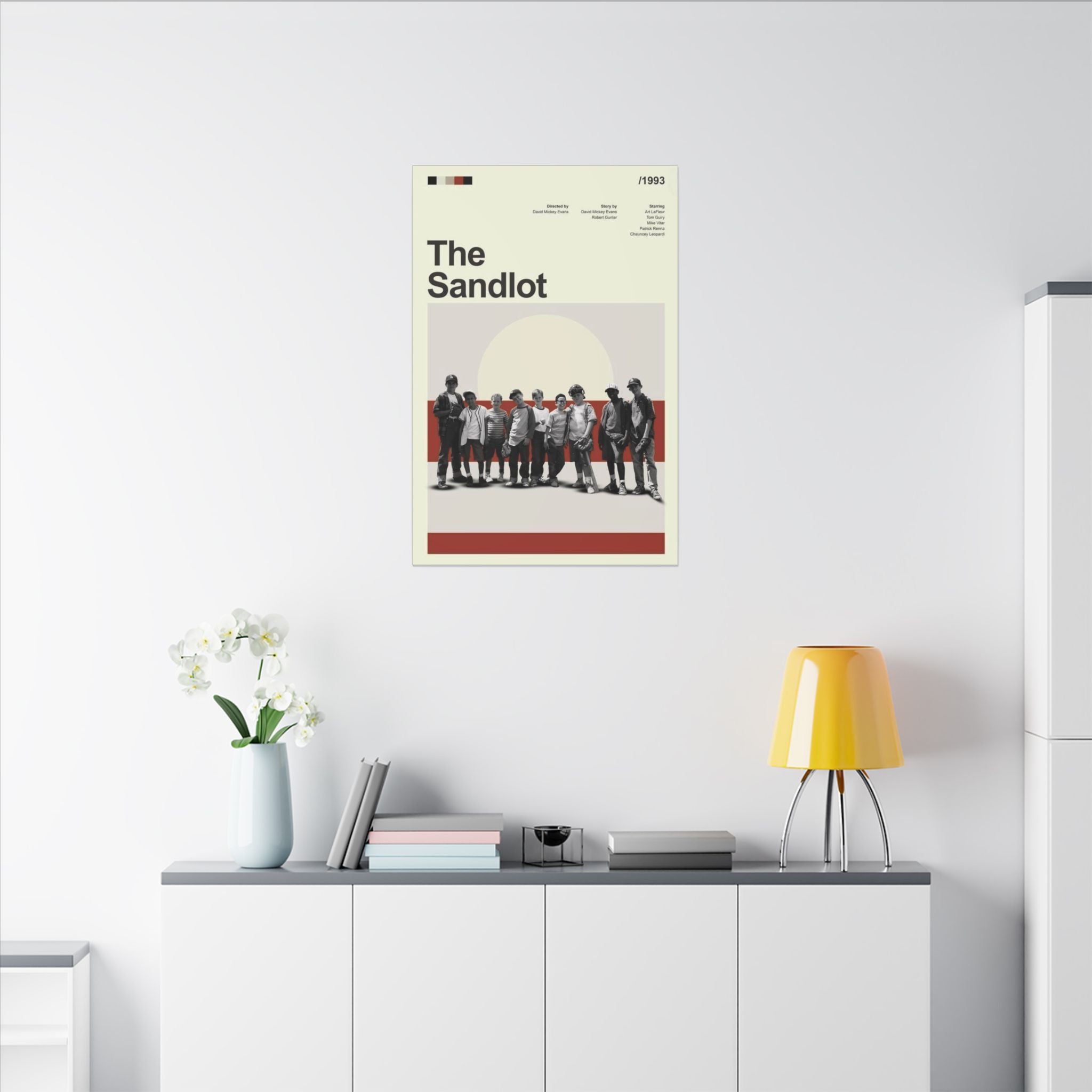 The Sandlot Vintage Minimalist Film Print Custom Canvas Wall Print