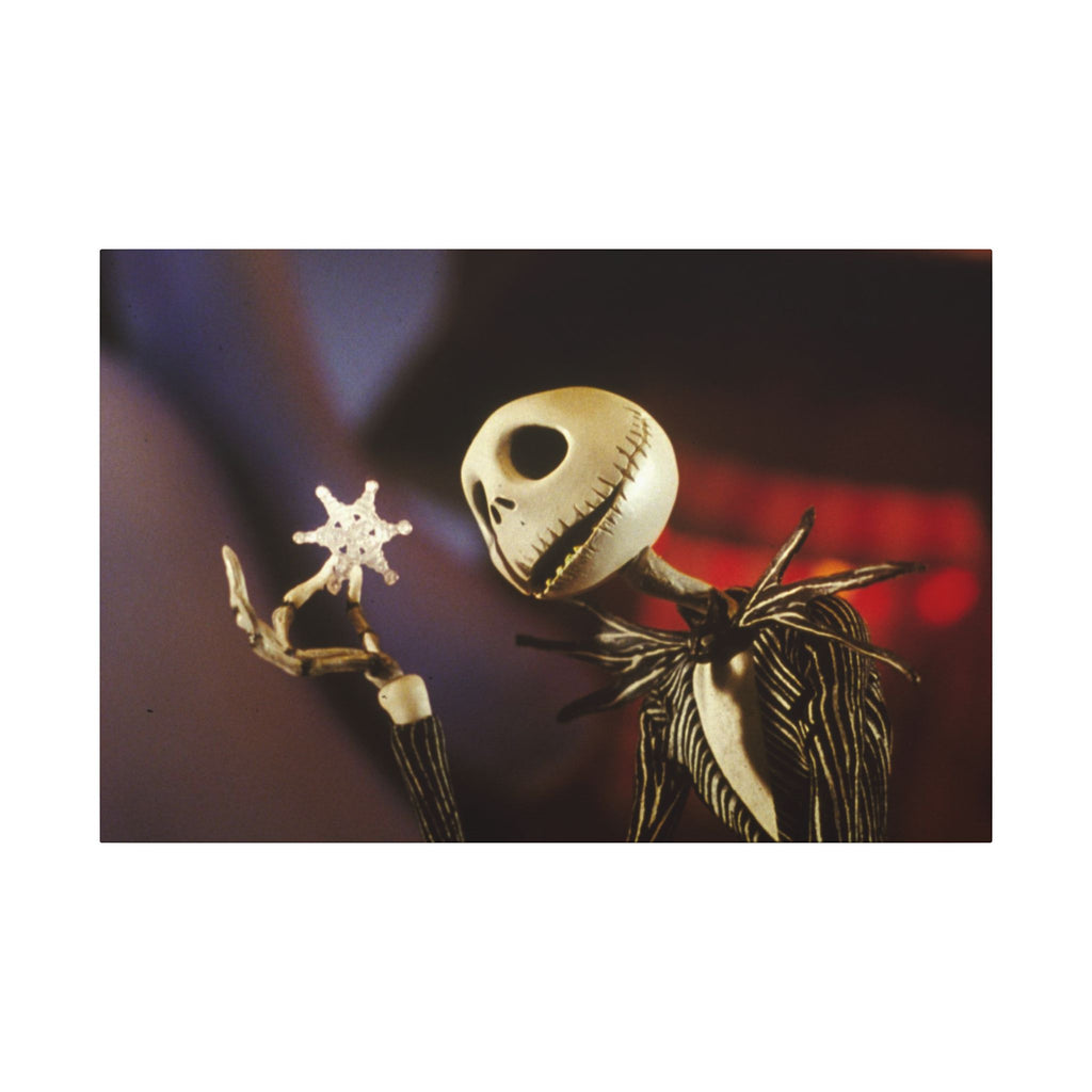 The Nightmare Before Christmas Snowflake Moment Custom Canvas Wall Print