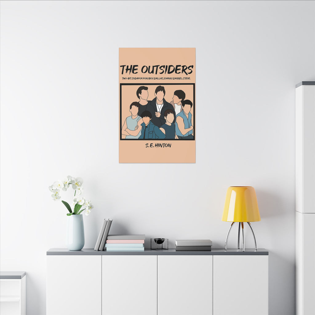 The Outsiders Minimalist Greasers Canvas Wall Print