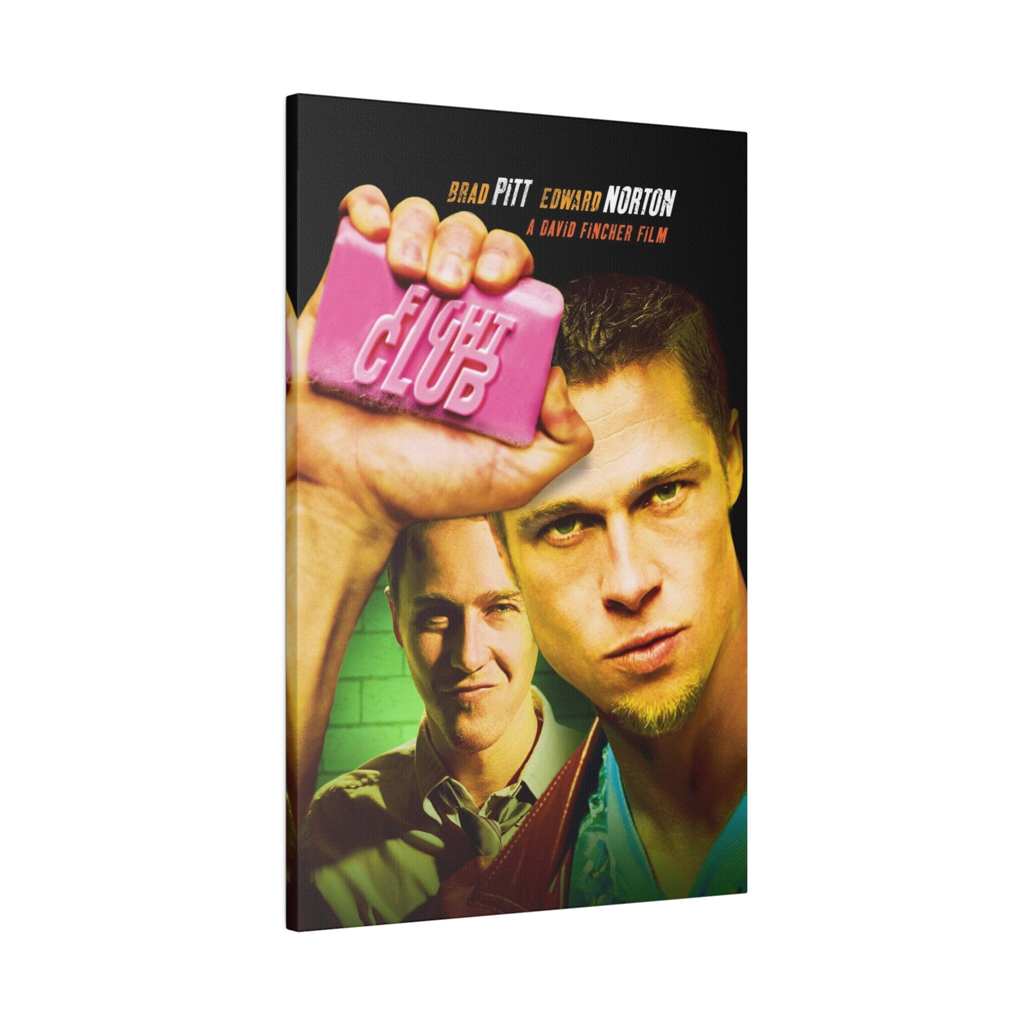 Fight Club Movie Poster Custom Canvas Wall Print