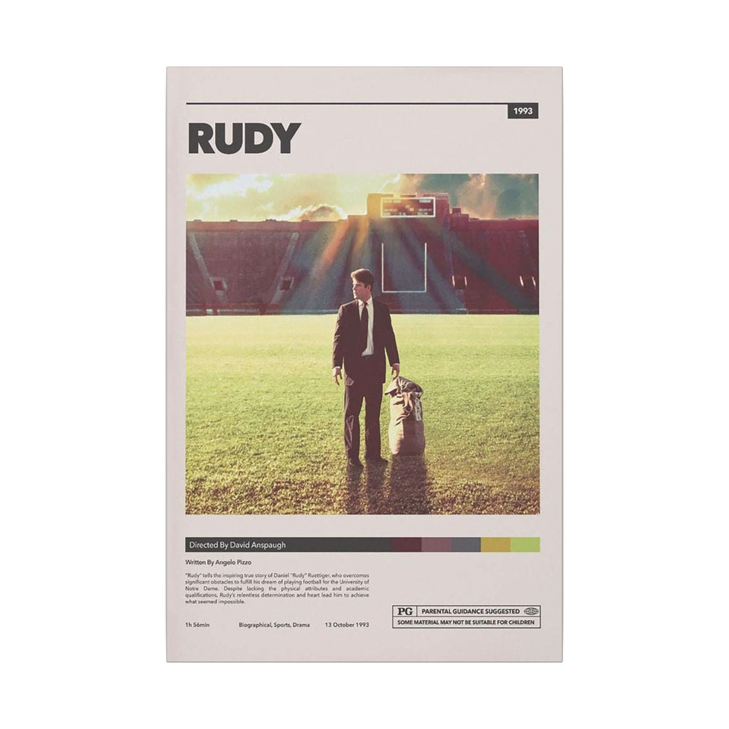 Rudy Retro Modern Film Art Custom Canvas Wall Print
