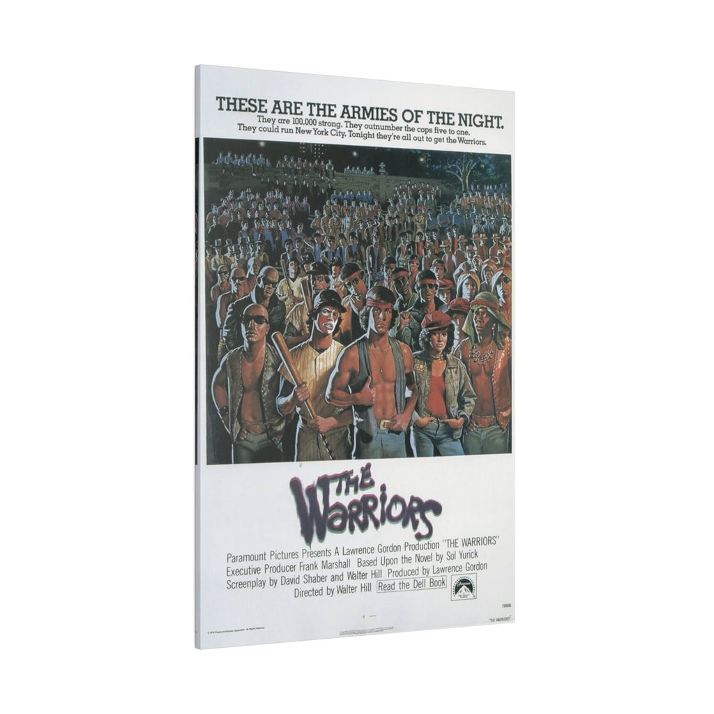 The Warriors Movie Poster Custom Canvas Wall Print