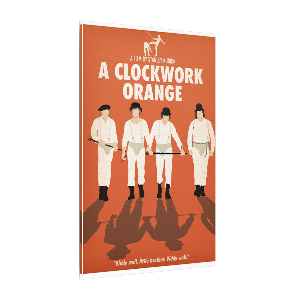 Clockwork Orange Droogs Minimalist Canvas Wall Print