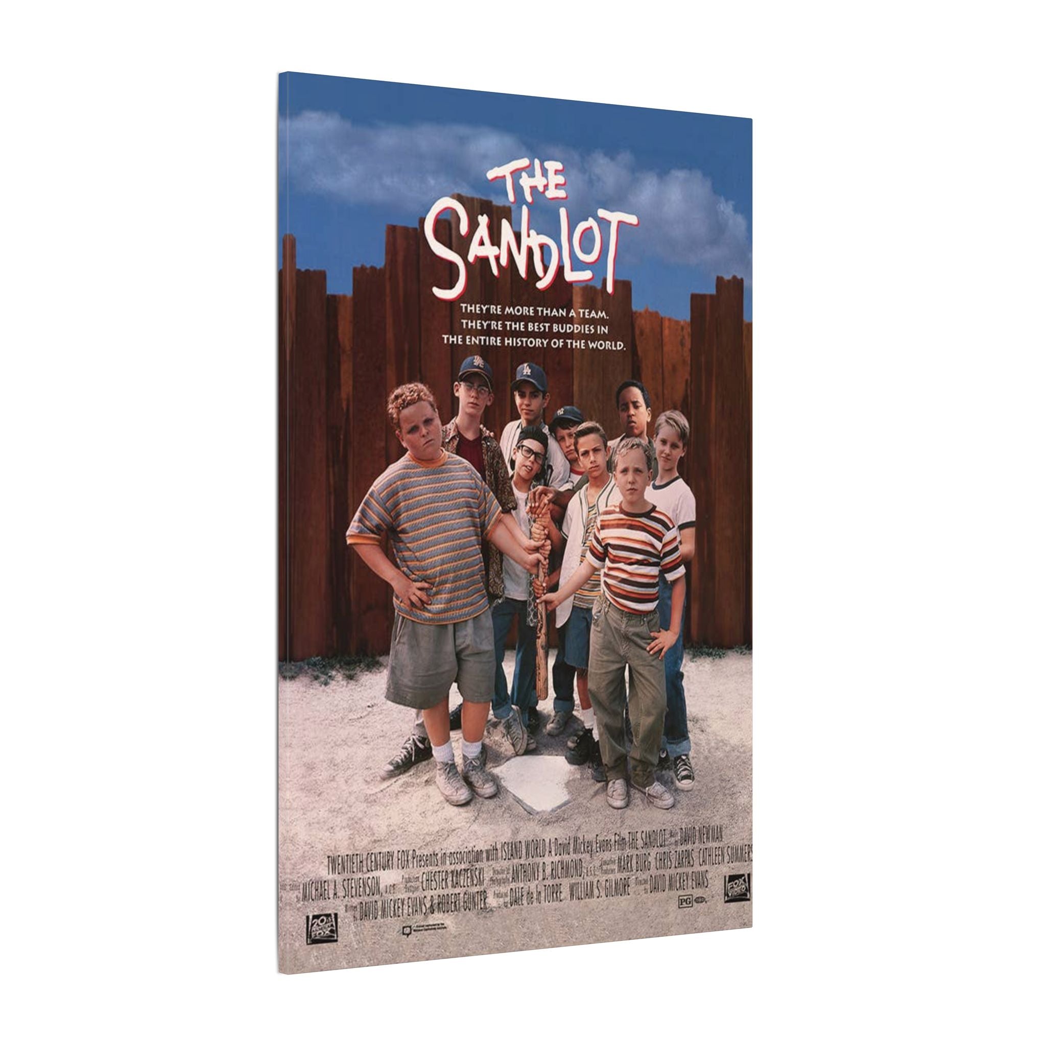 The Sandlot Classic Movie Poster Custom Canvas Wall Print