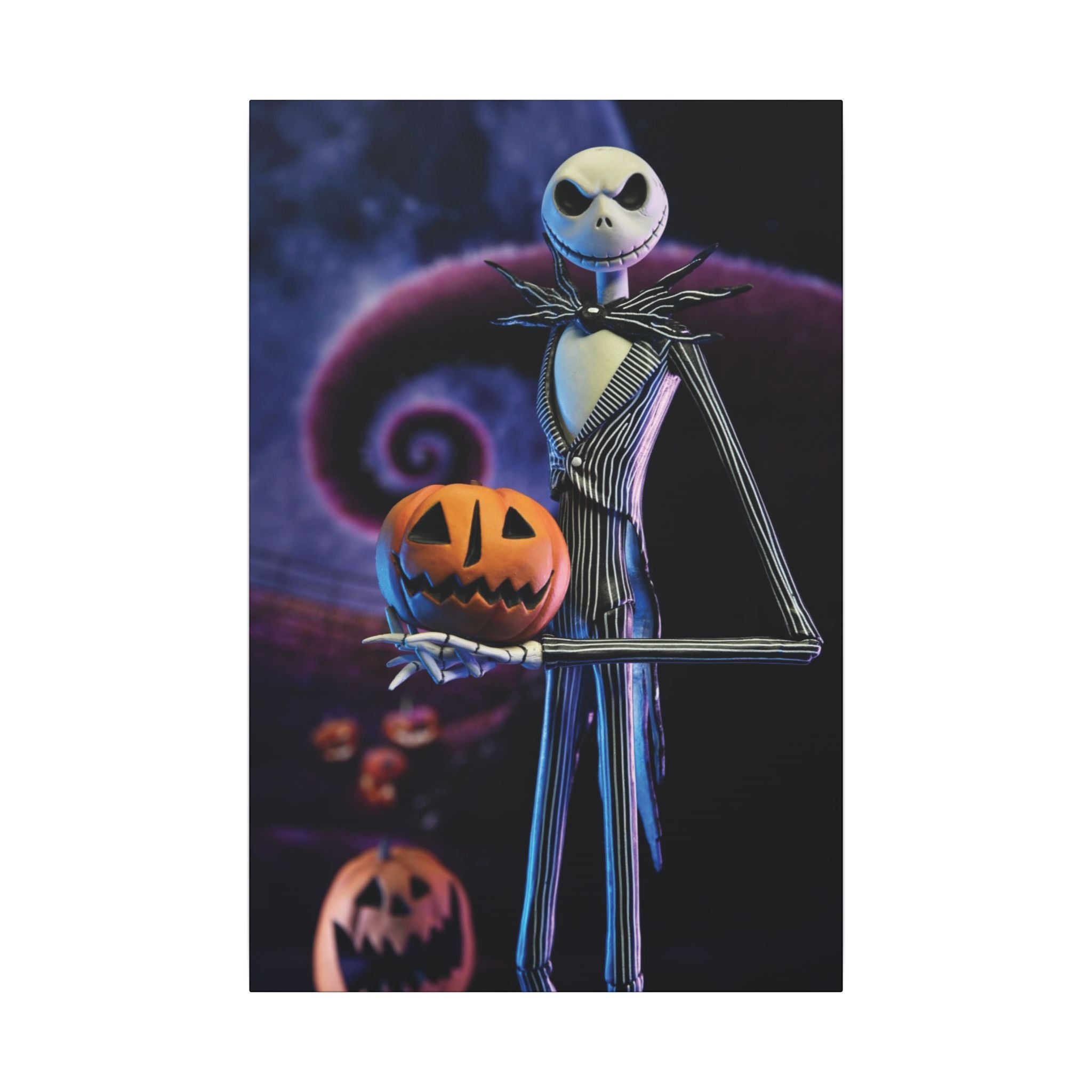 The Nightmare Before Christmas Pumpkin King Custom Canvas Wall Print