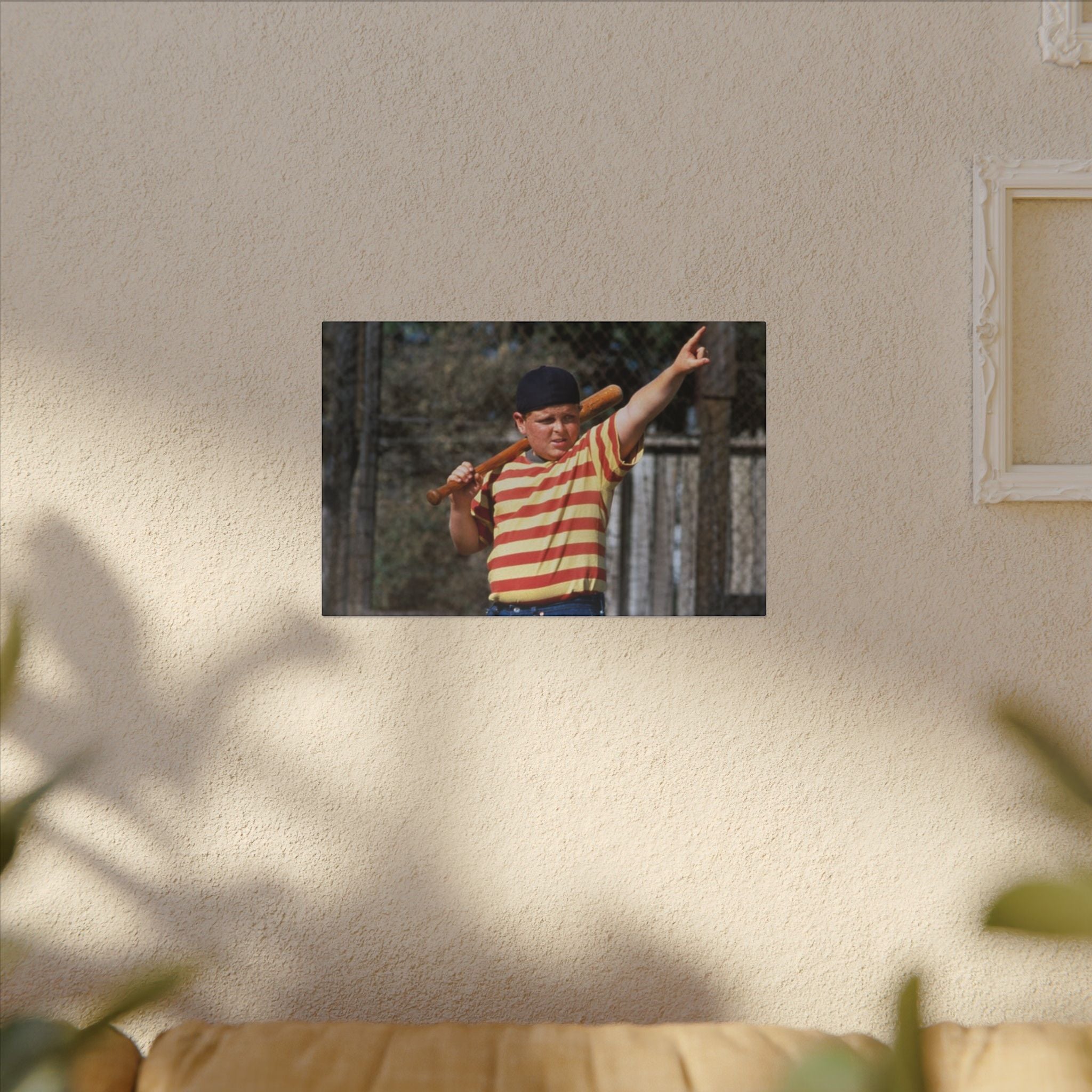 The Sandlot Ham Porter Called Shot Custom Canvas Wall Print