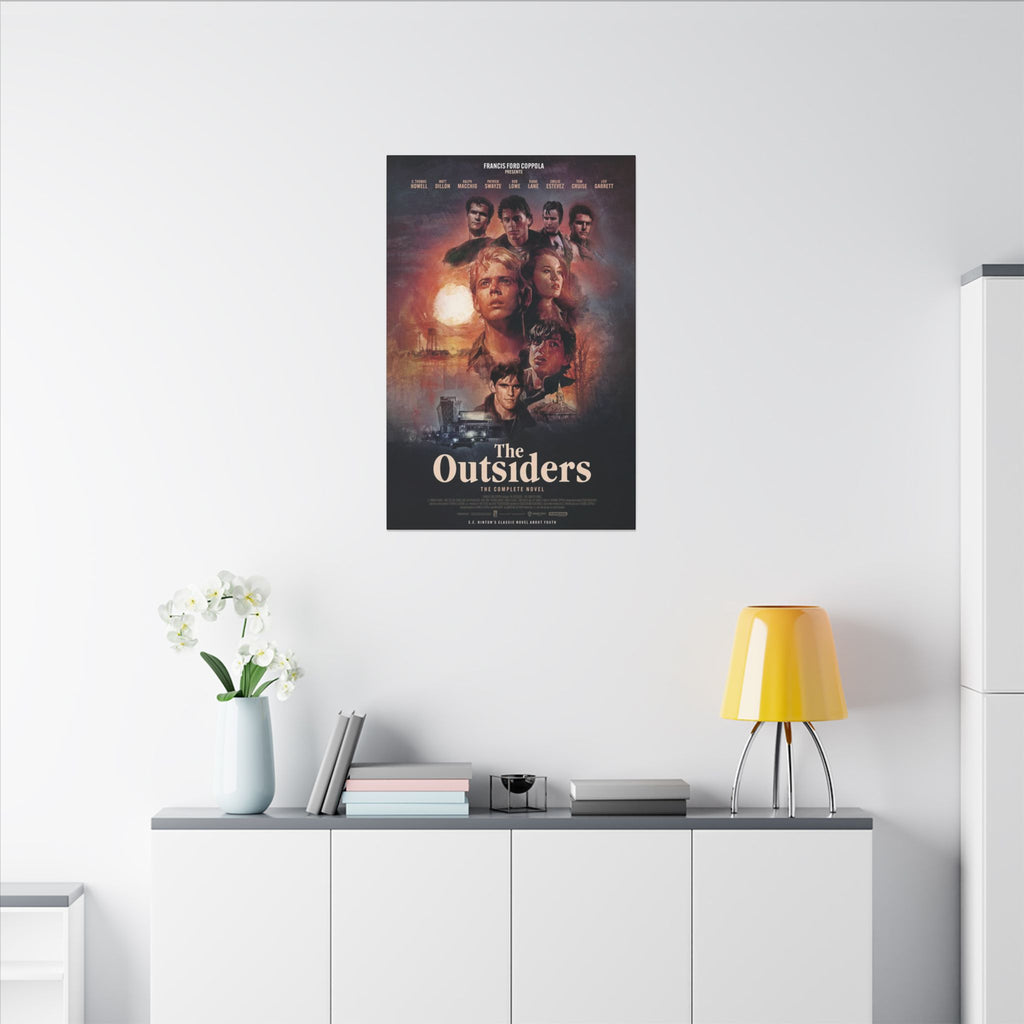 The Outsiders Movie Poster Custom Canvas Wall Print