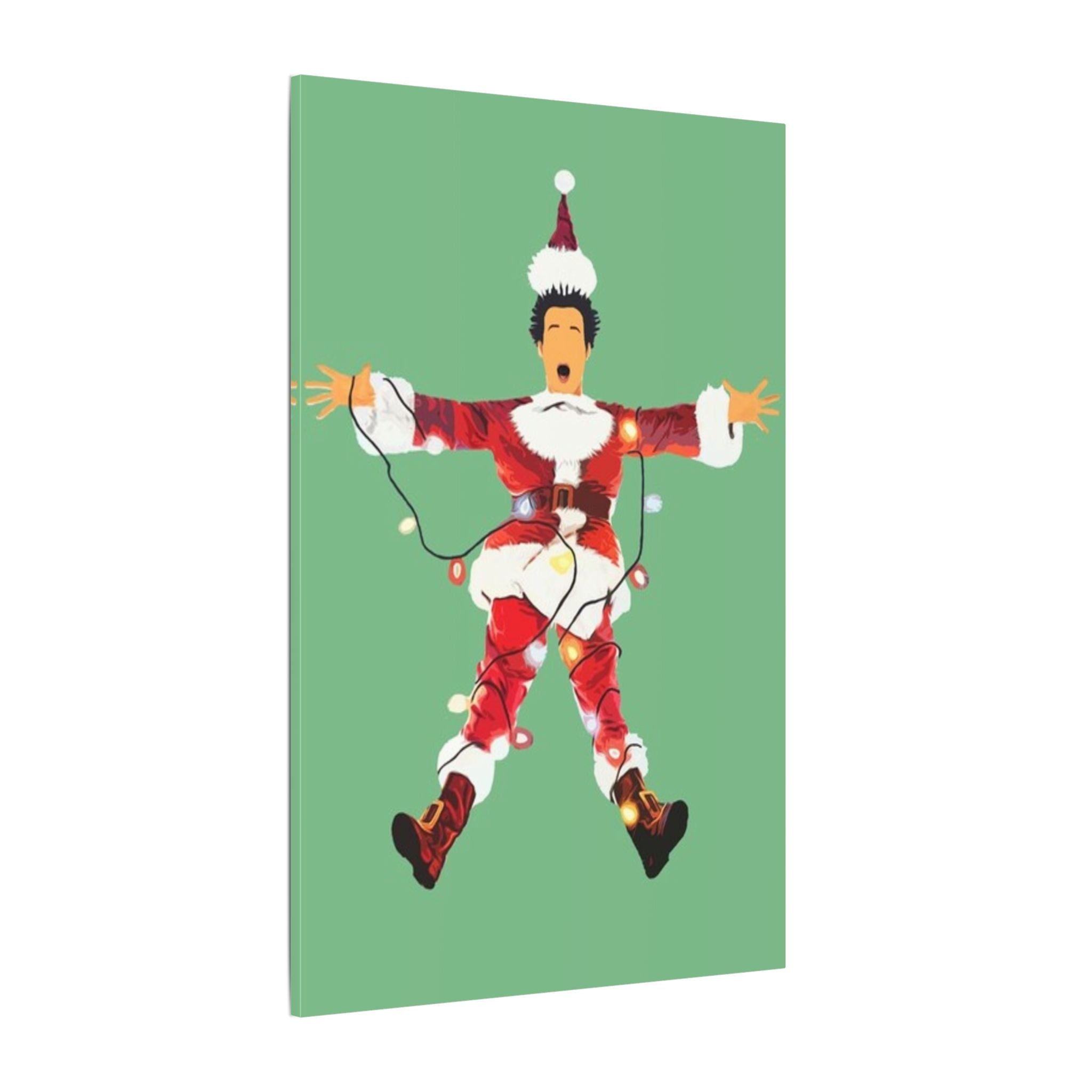 National Lampoon’s Christmas Vacation Tangled Lights Custom Canvas Wall Print