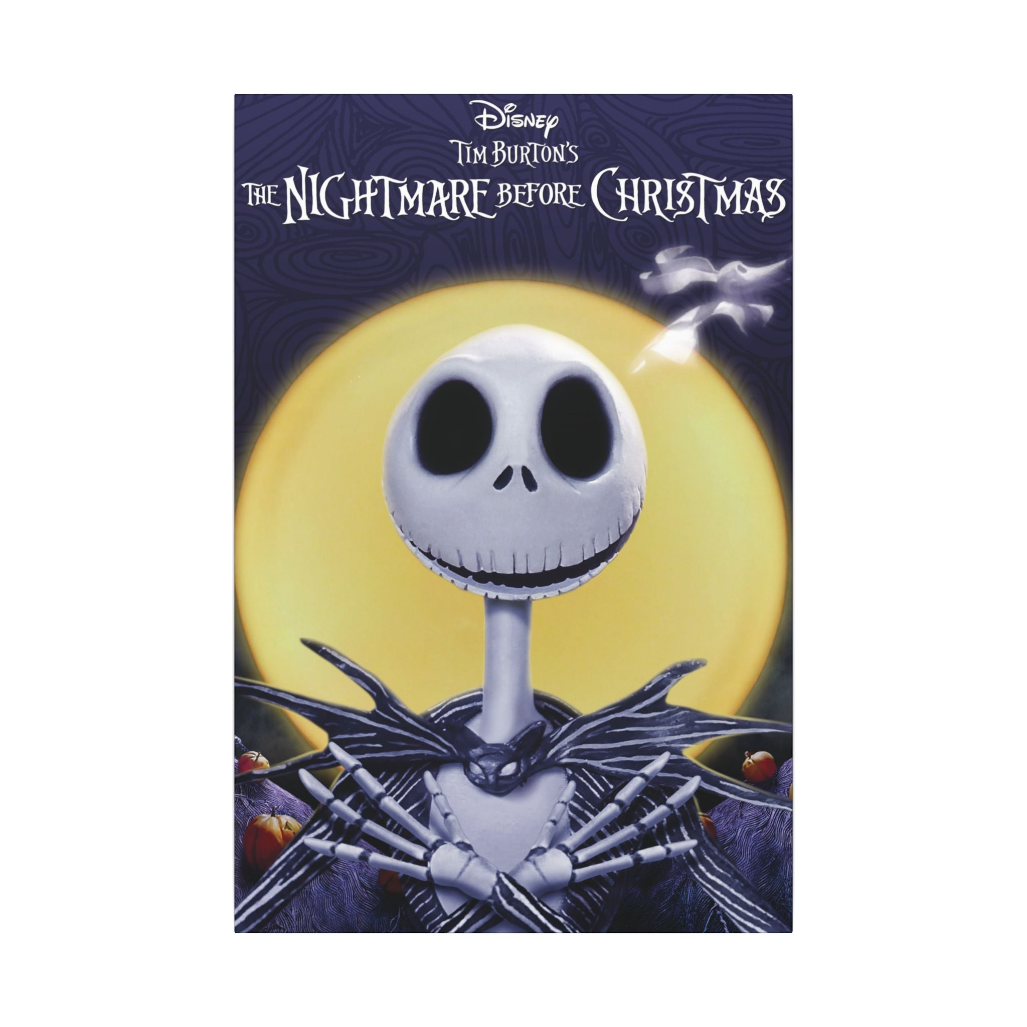 The Nightmare Before Christmas Moonlight Custom Canvas Wall Print