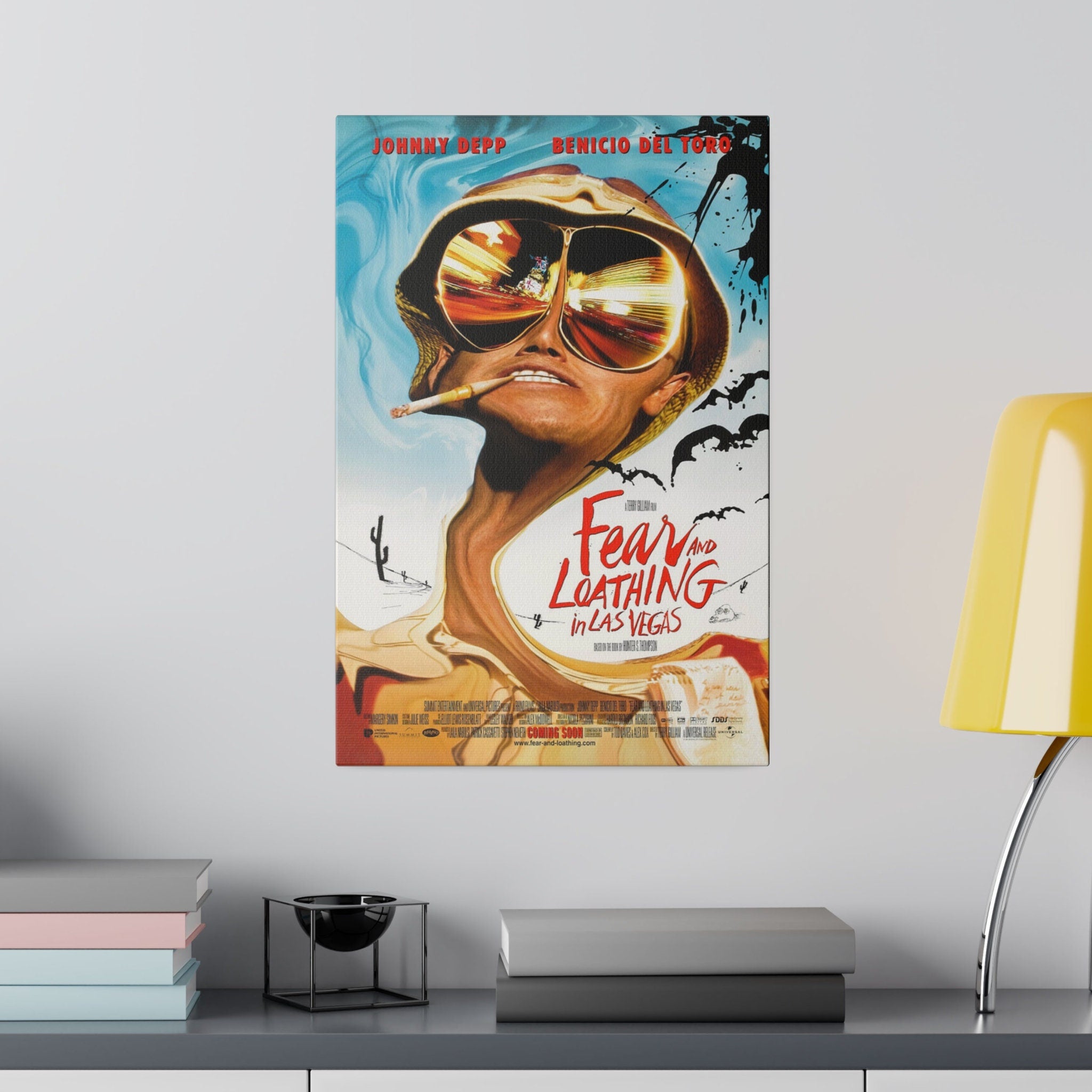 Fear and Loathing In Las Vegas Movie Poster Custom Canvas Wall Print
