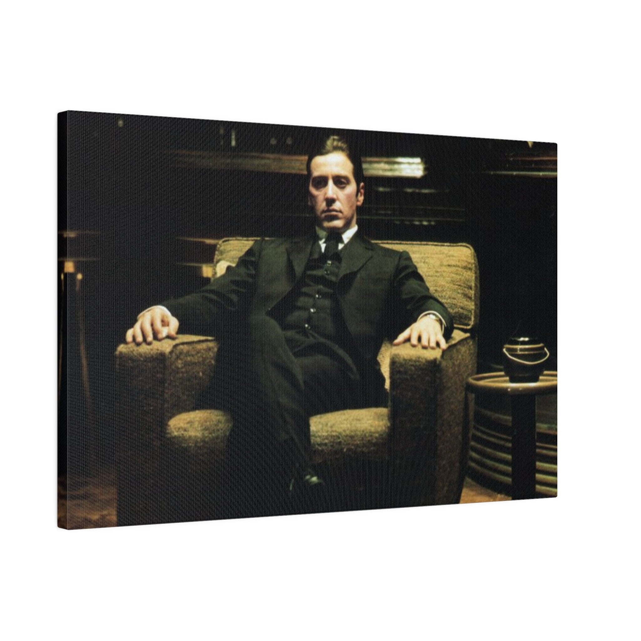 The Godfather Michael Corleone Custom Canvas Wall Print