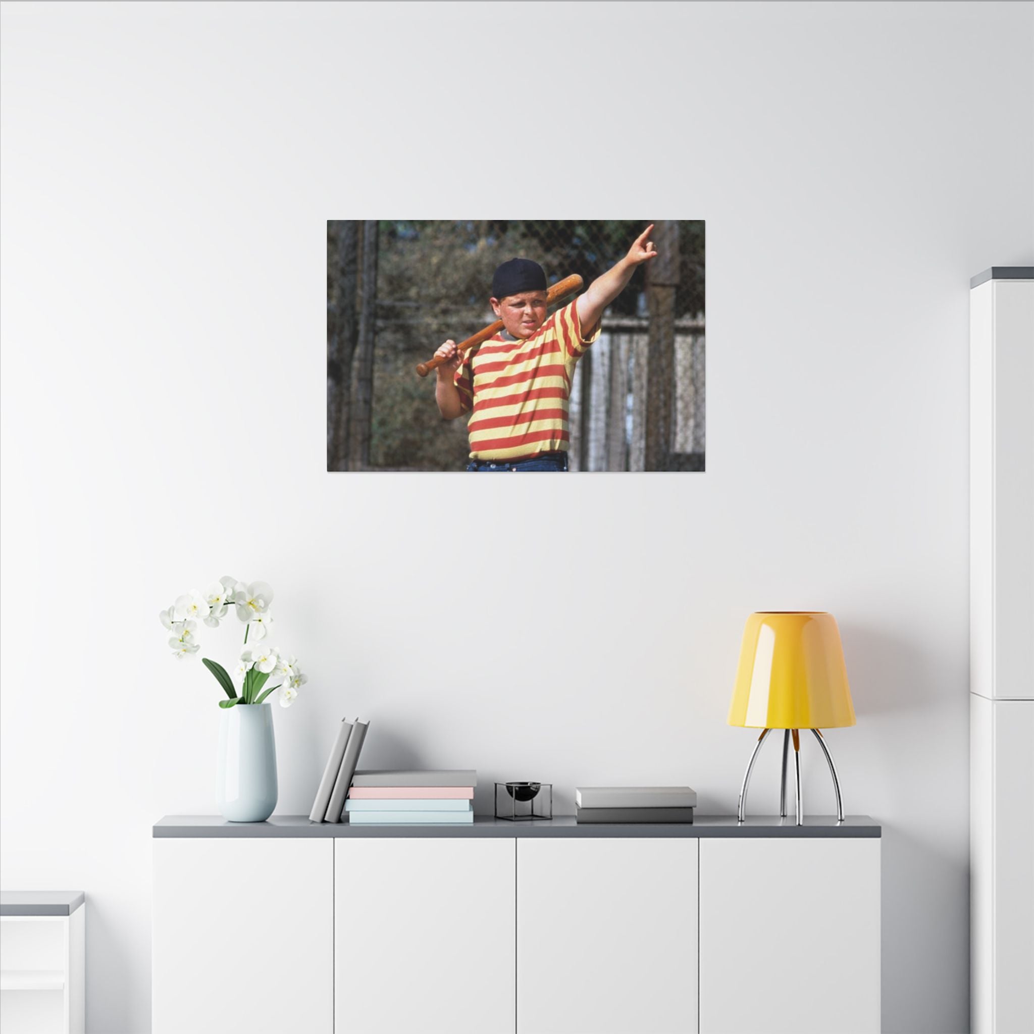 The Sandlot Ham Porter Called Shot Custom Canvas Wall Print