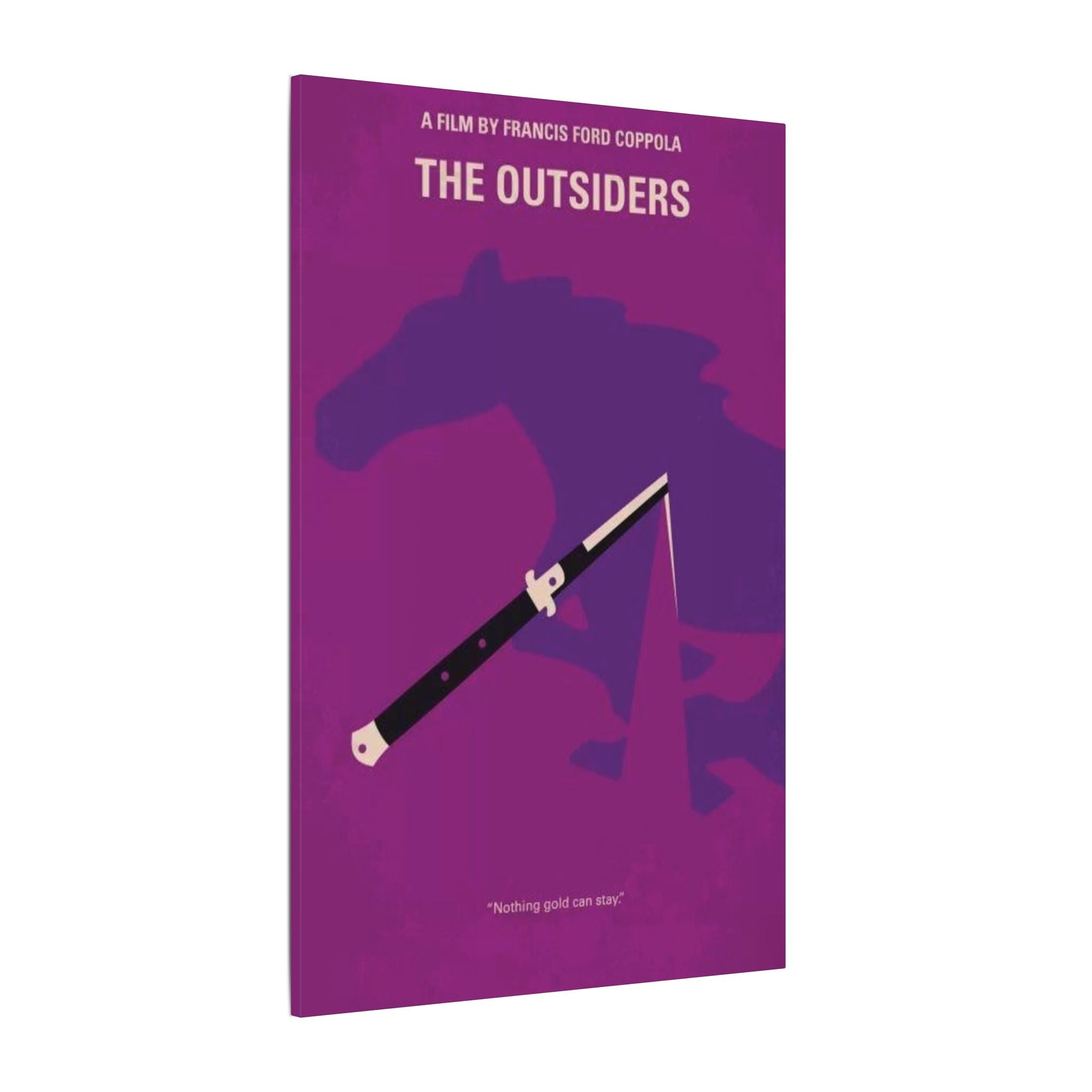 The Outsiders Nothing Gold Can Stay Canvas Wall Print