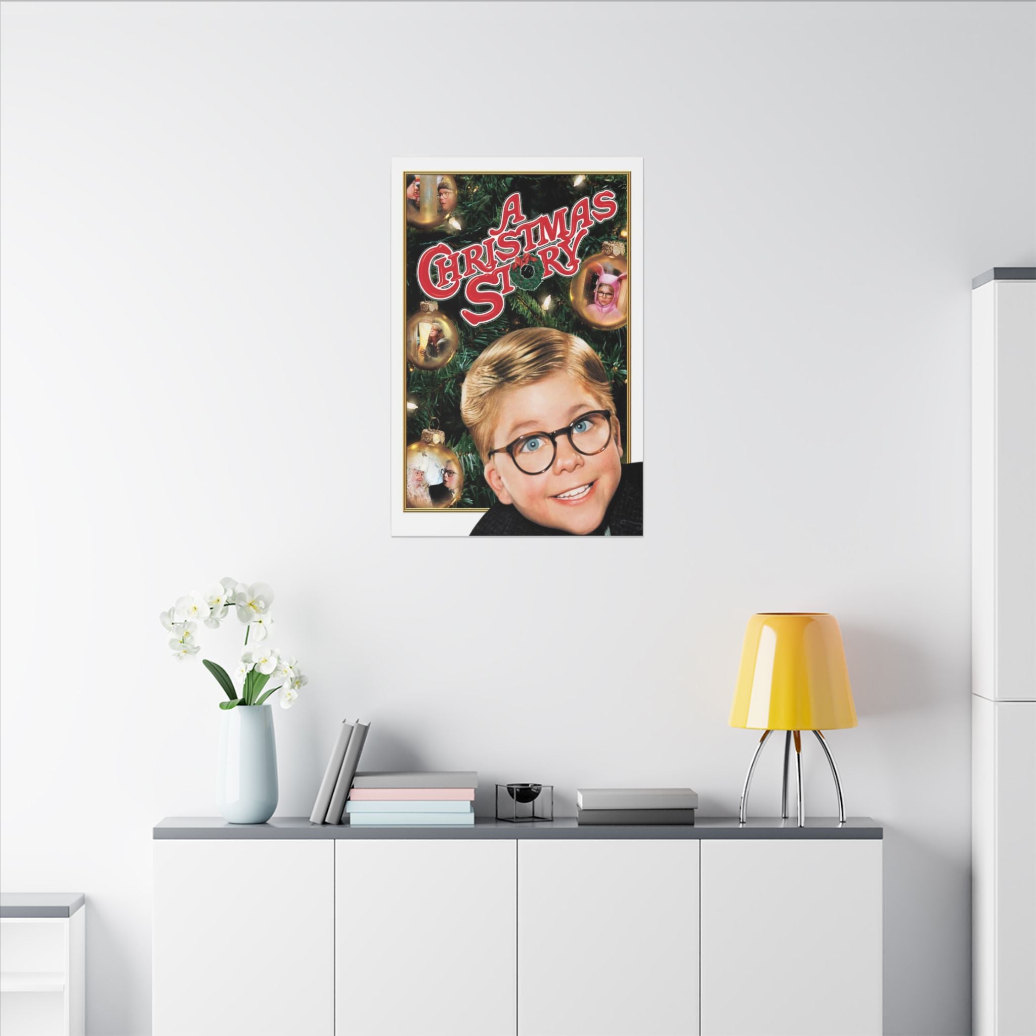 A Christmas Story Ornaments Custom Canvas Wall Print