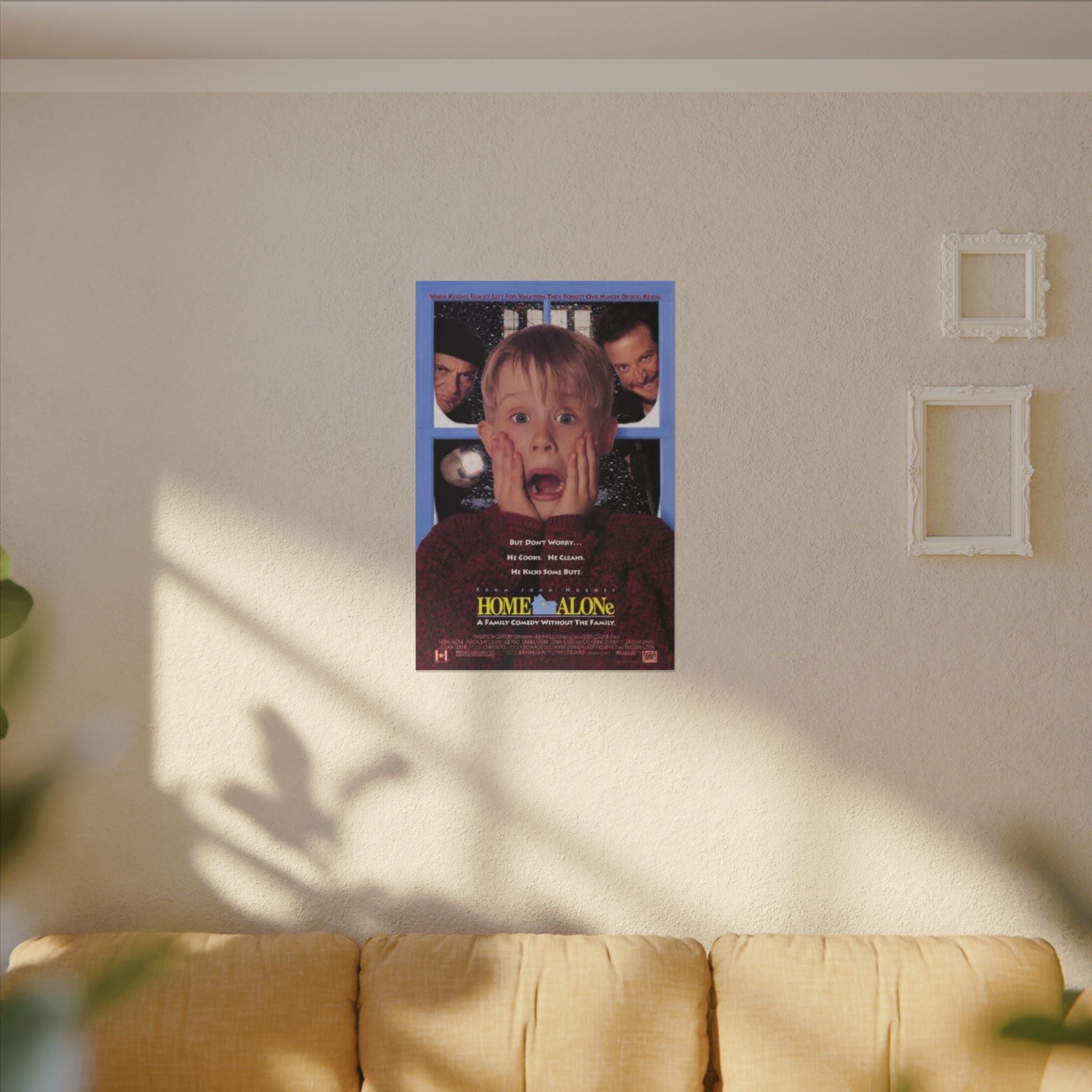 Home Alone Movie Poster Custom Canvas Wall Print