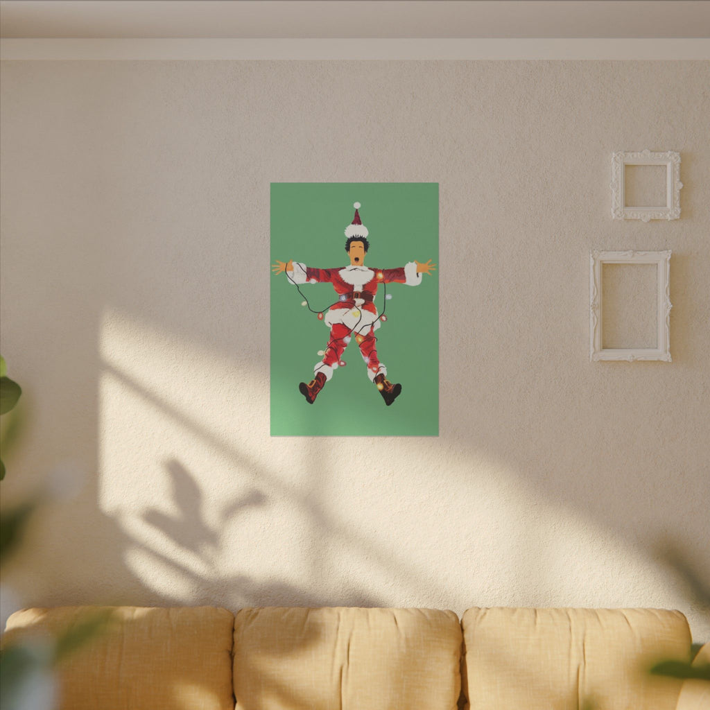 National Lampoon’s Christmas Vacation Tangled Lights Custom Canvas Wall Print