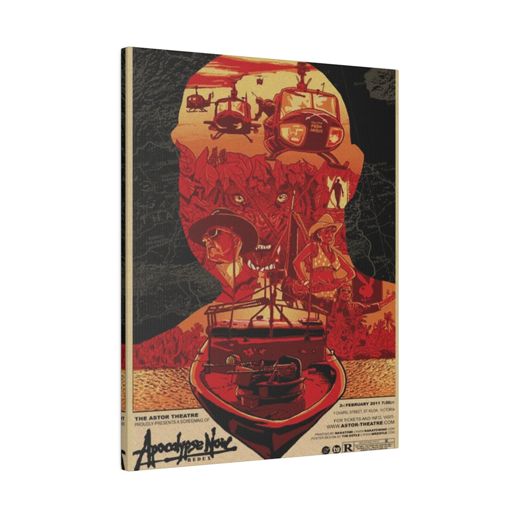 Apocalypse Now Abstract Movie Poster Custom Canvas Wall Print