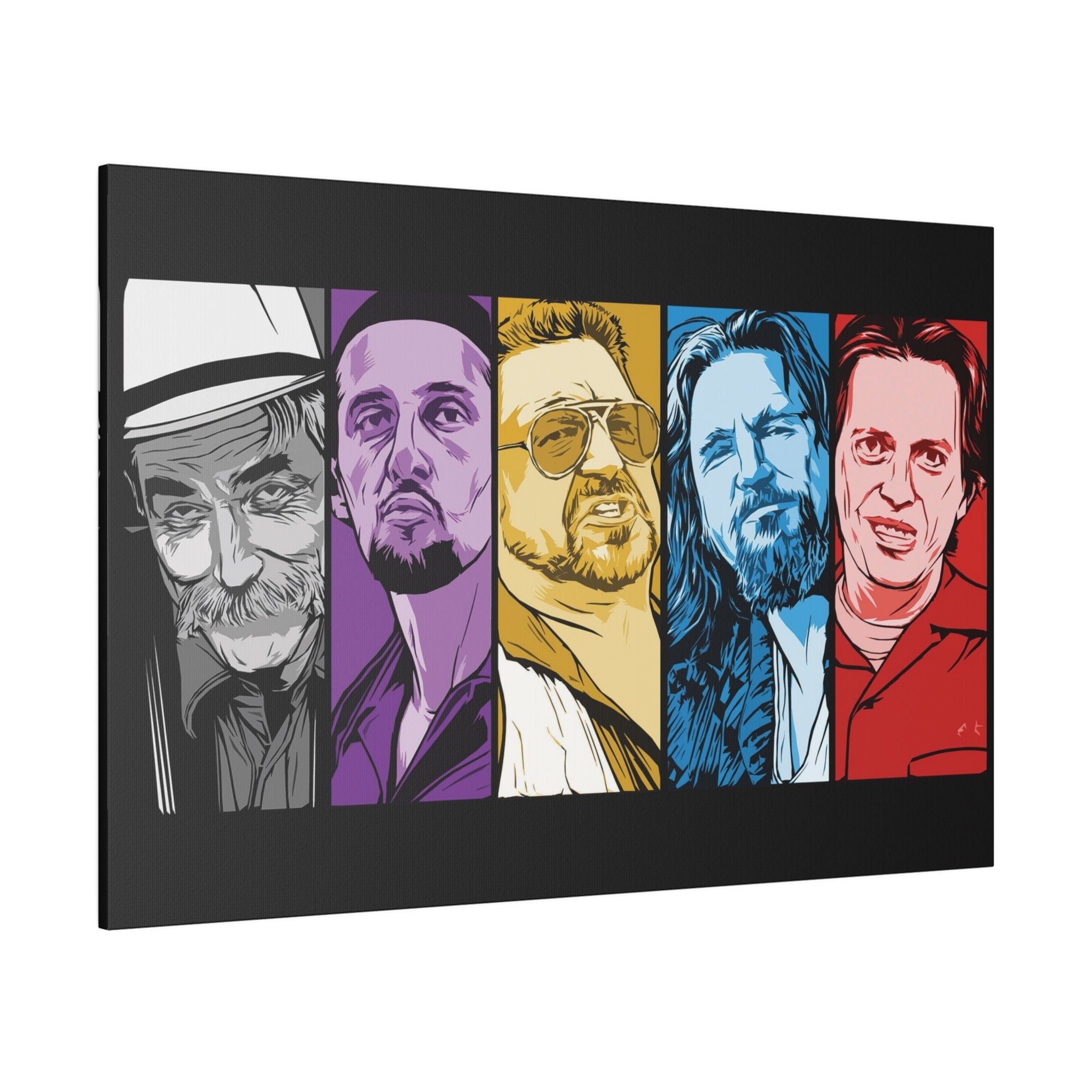 The Big Lebowski Faces Custom Canvas Wall Print