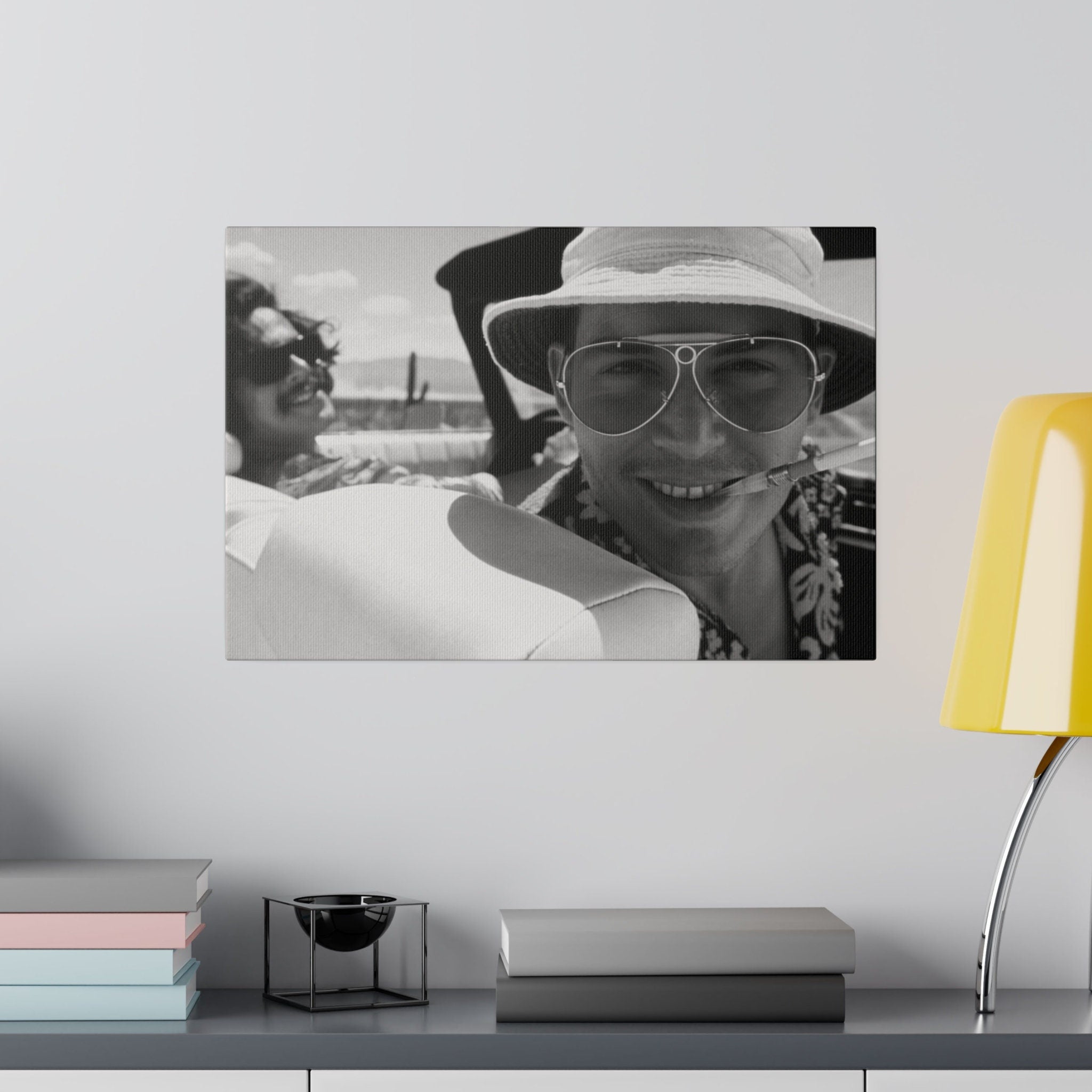 Fear and Loathing In Las Vegas B/W Photo Custom Canvas Wall Print