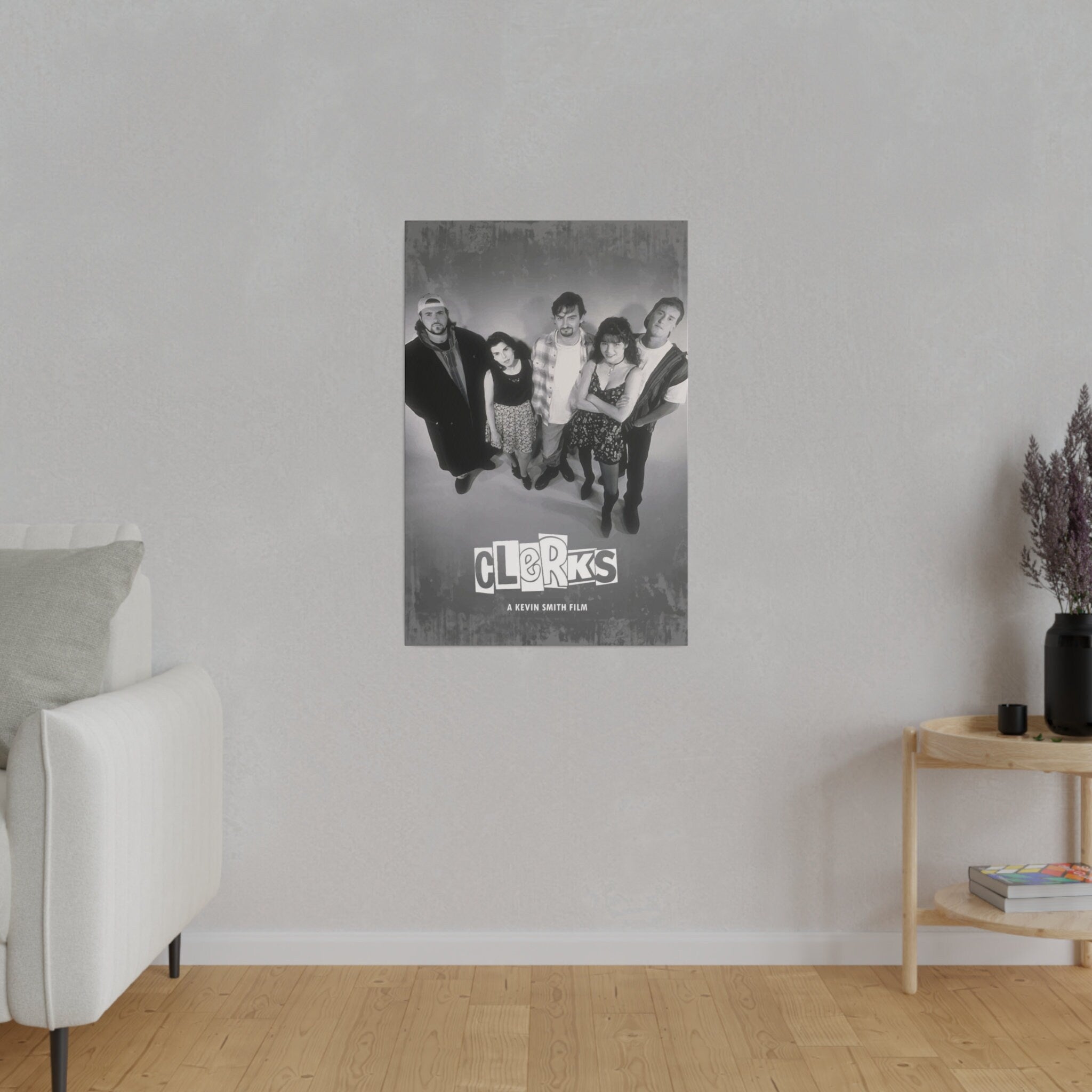 Clerks Movie Poster Custom Canvas Wall Print