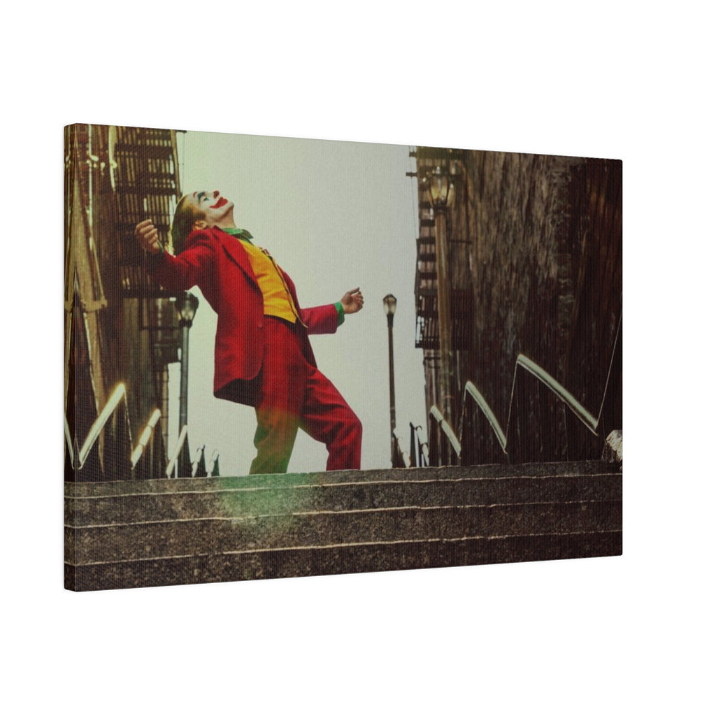 Joker Stairs Scene Custom Canvas Wall Print