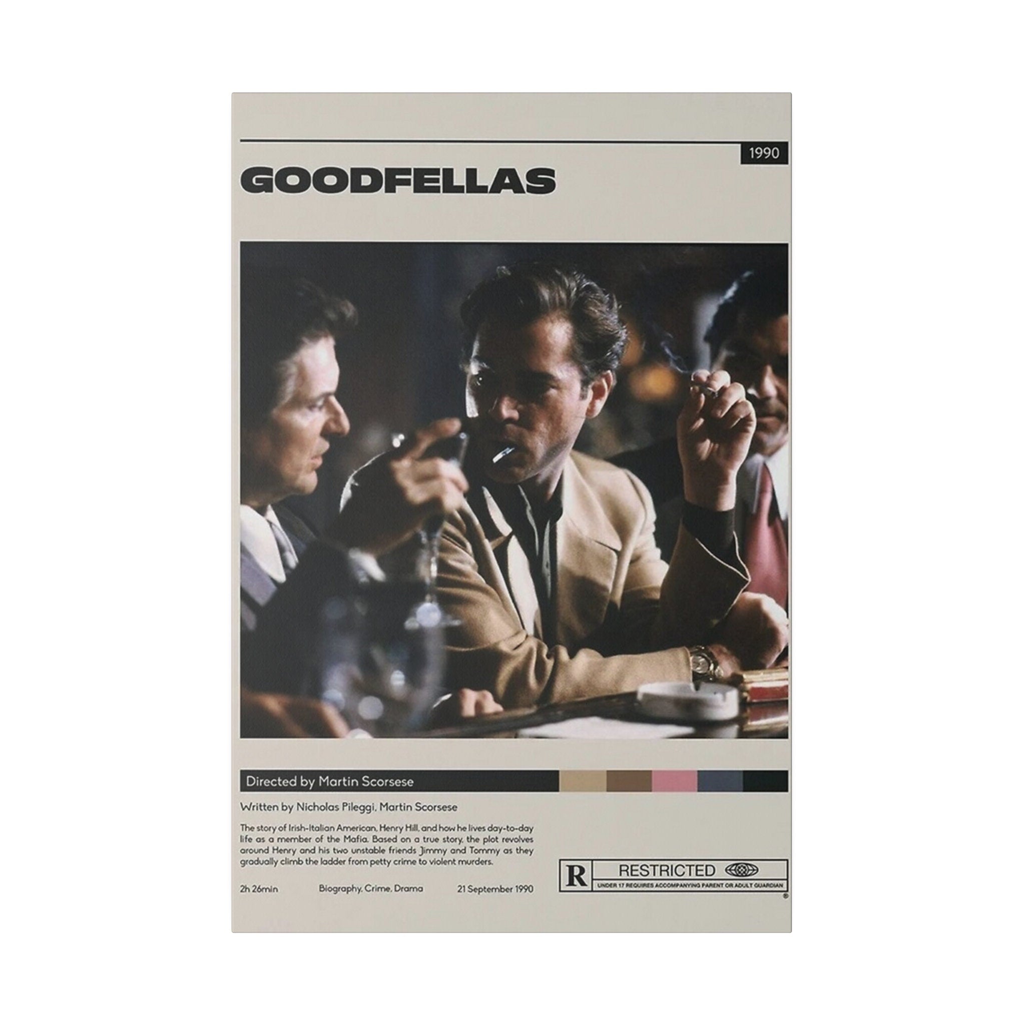 Goodfellas Vintage Custom Canvas Wall Print