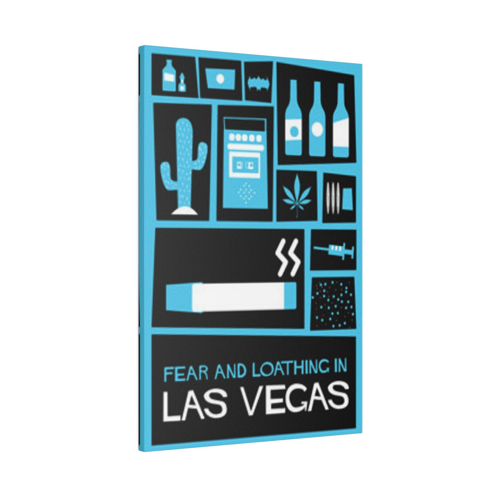 Fear and Loathing In Las Vegas Abstract Poster Custom Canvas Wall Print