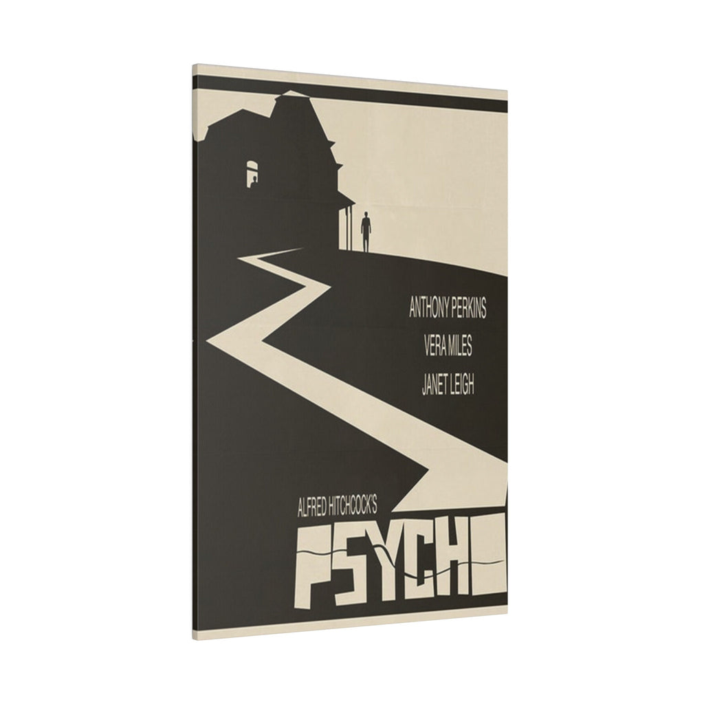 Alfred Hitchcock's Psycho Alternate Movie Poster Custom Canvas Wall Print