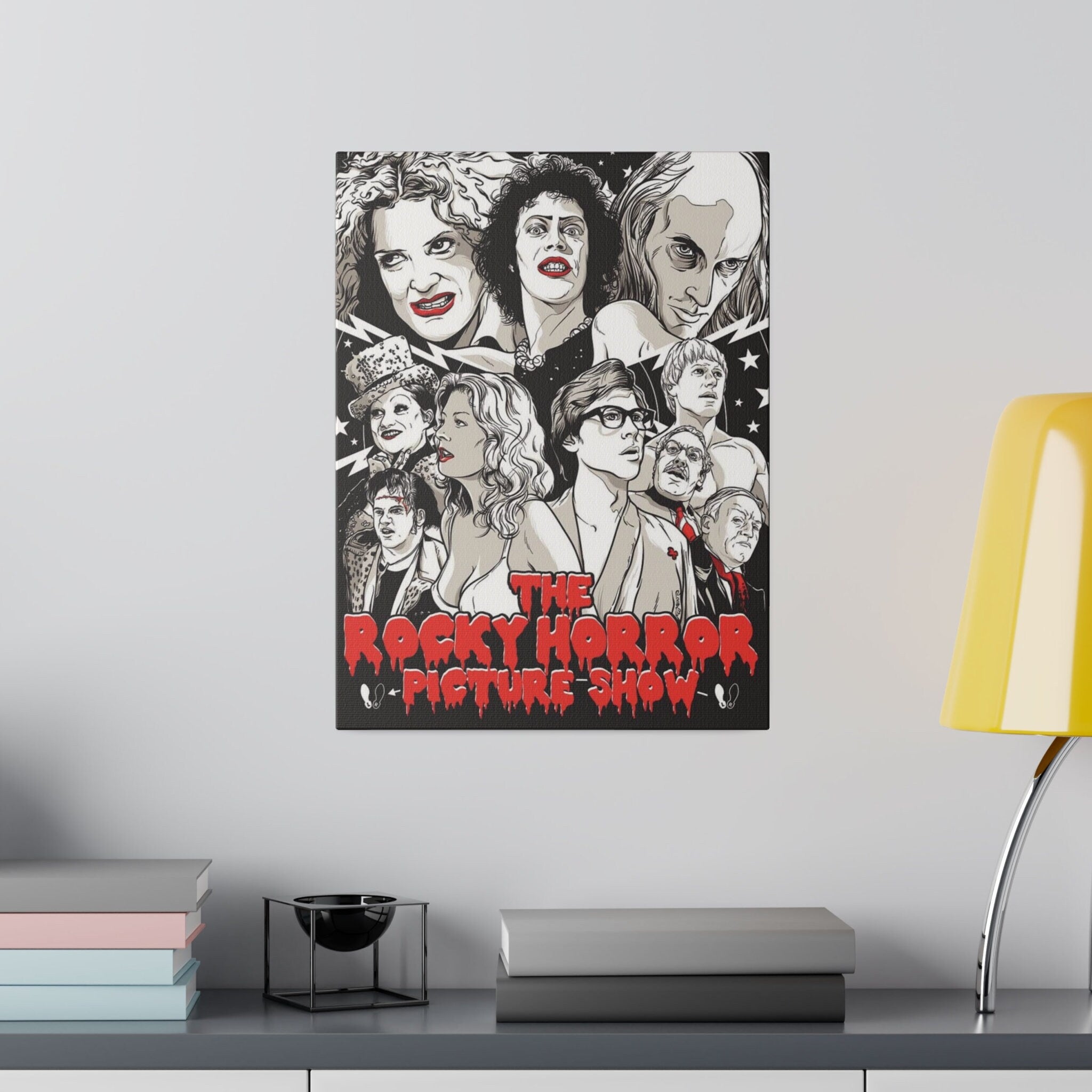The Rocky Horror Picture Show Comic Poster Custom Canvas Wall Print