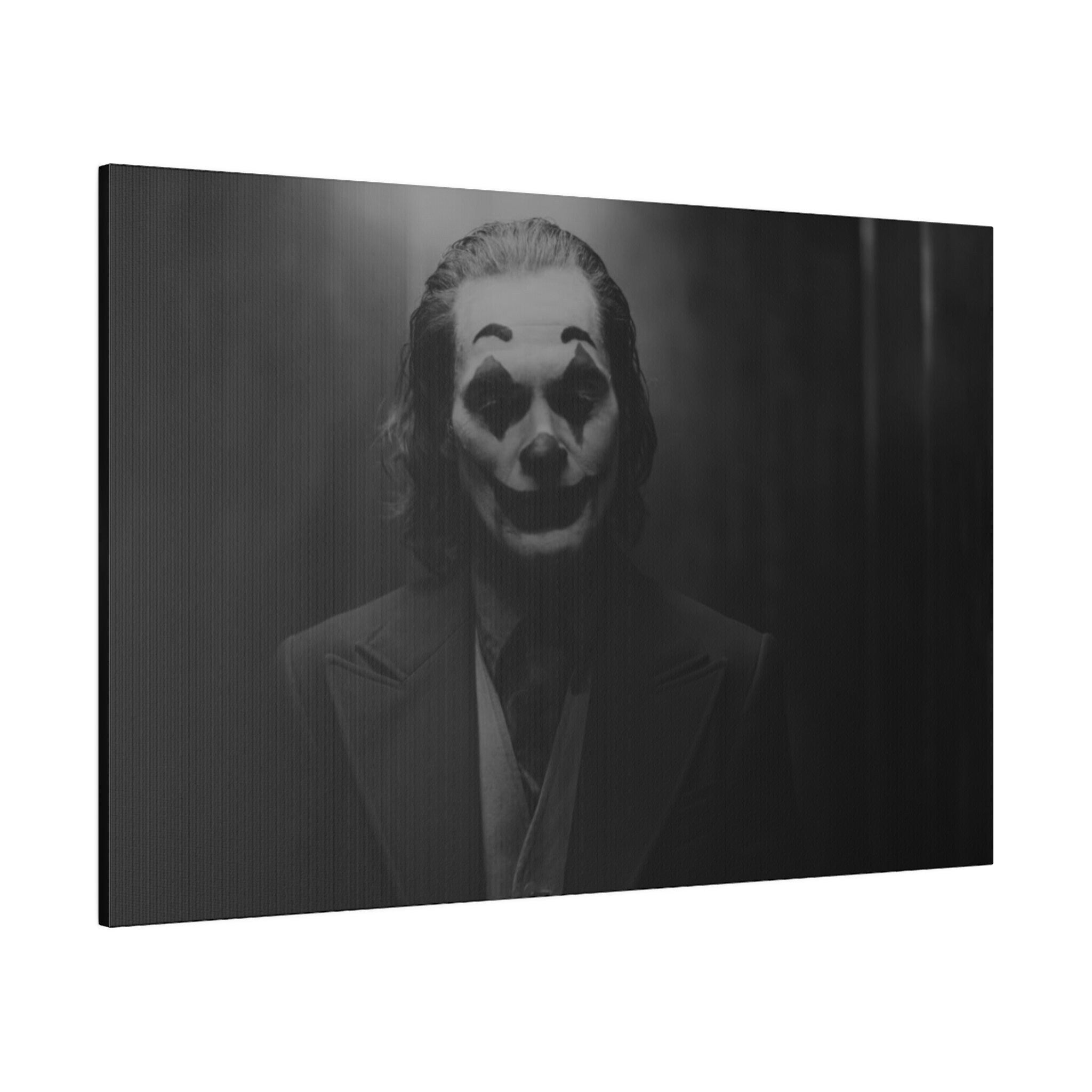Joaquin Phoenix Joker B/W Custom Canvas Wall Print