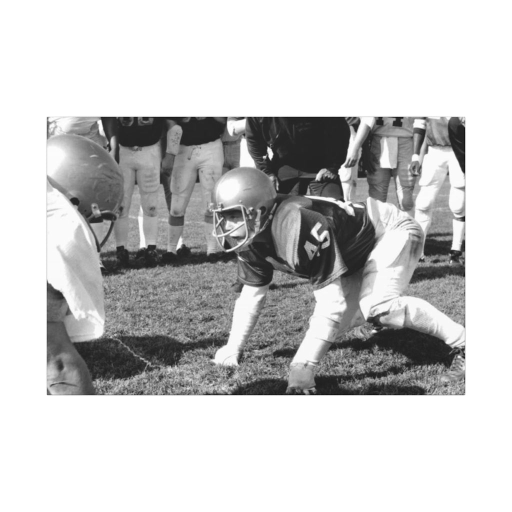 Rudy Grit and Determination Practice Scene Custom Canvas Wall Print