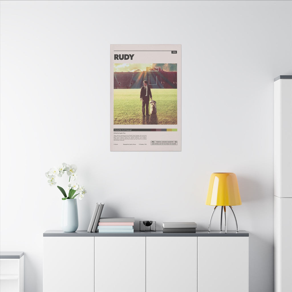 Rudy Retro Modern Film Art Custom Canvas Wall Print