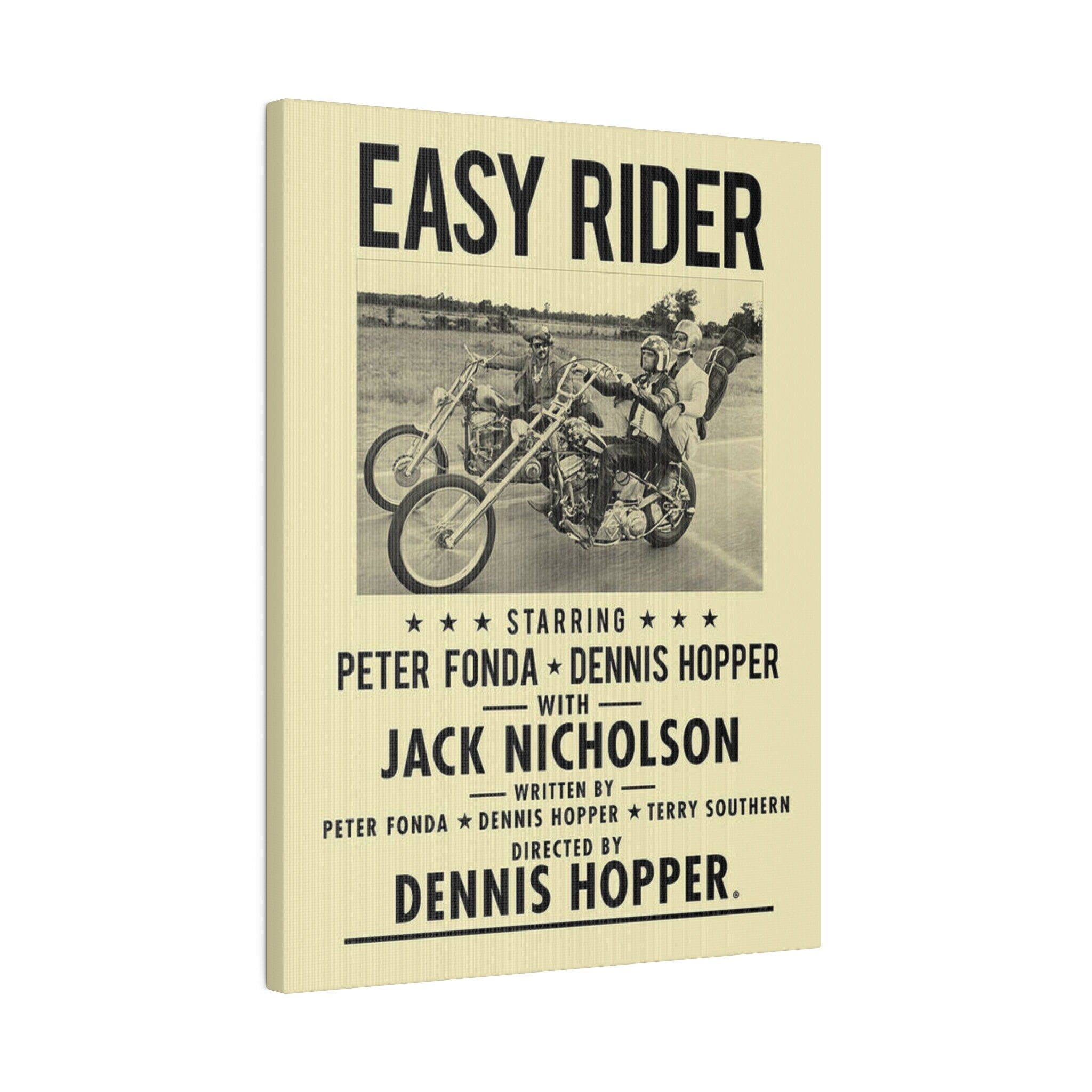 Easy Rider Classic Poster Custom Canvas Wall Print