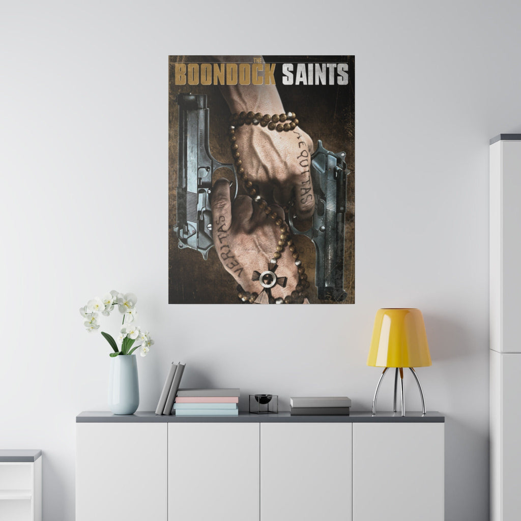 The Boondock Saints Two Guns Custom Canvas Wall Print