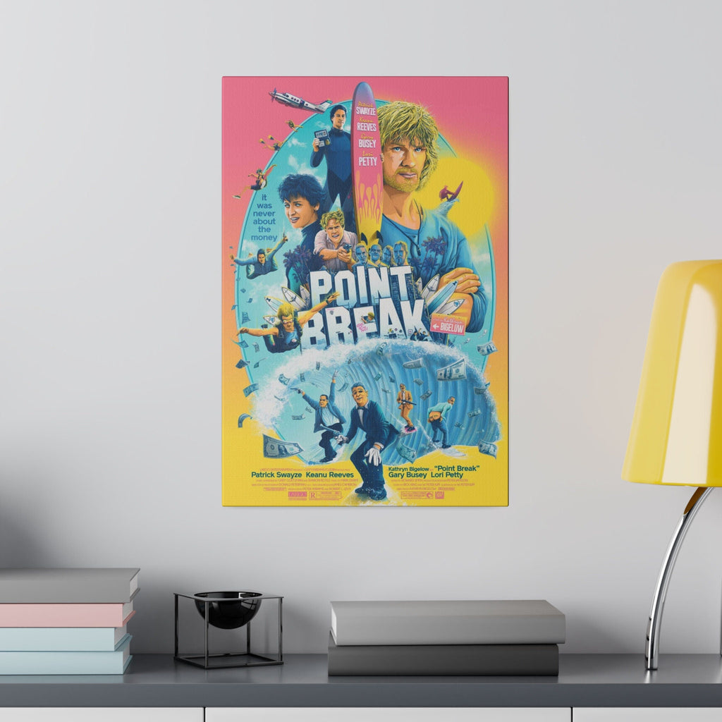Point Break Gnarly Movie Poster Custom Canvas Wall Print