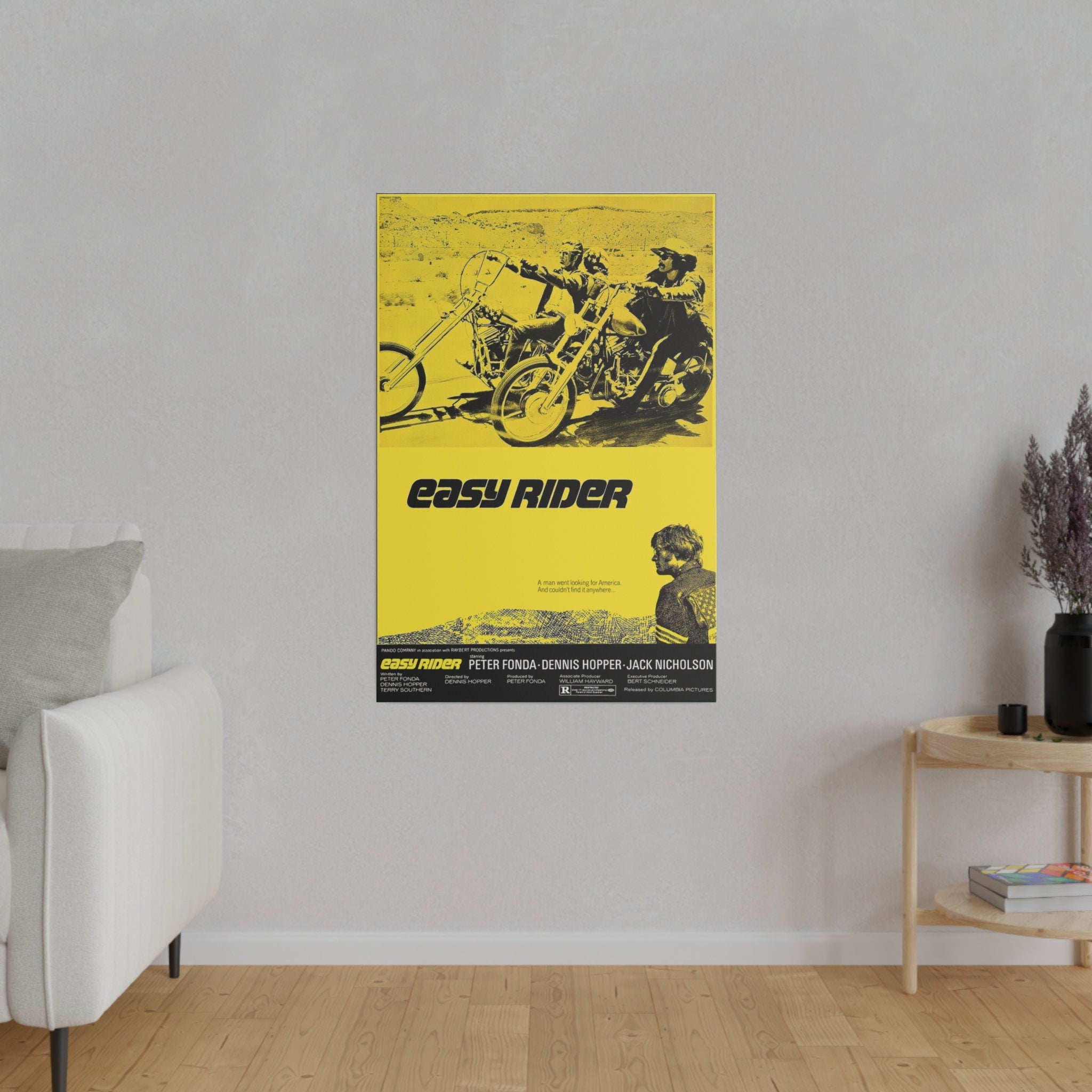 Easy Rider Movie Poster Custom Canvas Wall Print