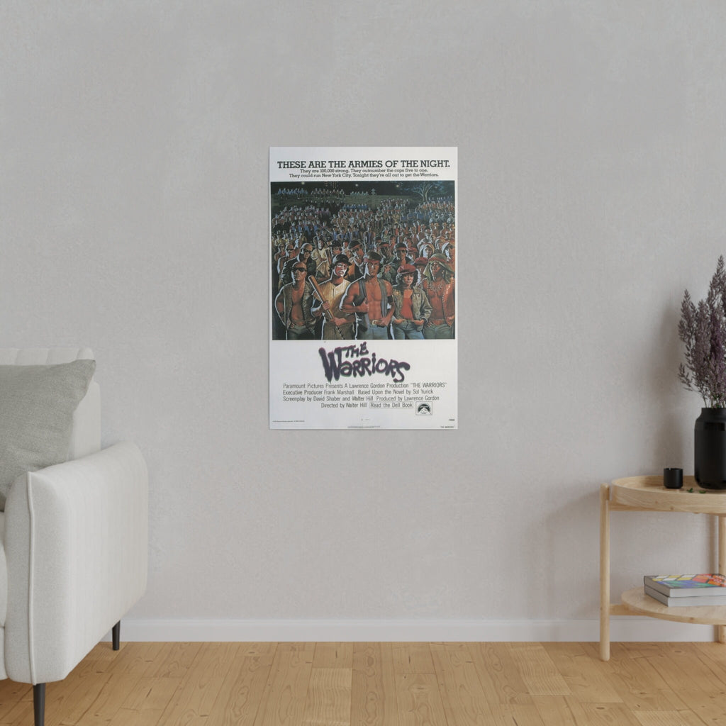 The Warriors Movie Poster Custom Canvas Wall Print