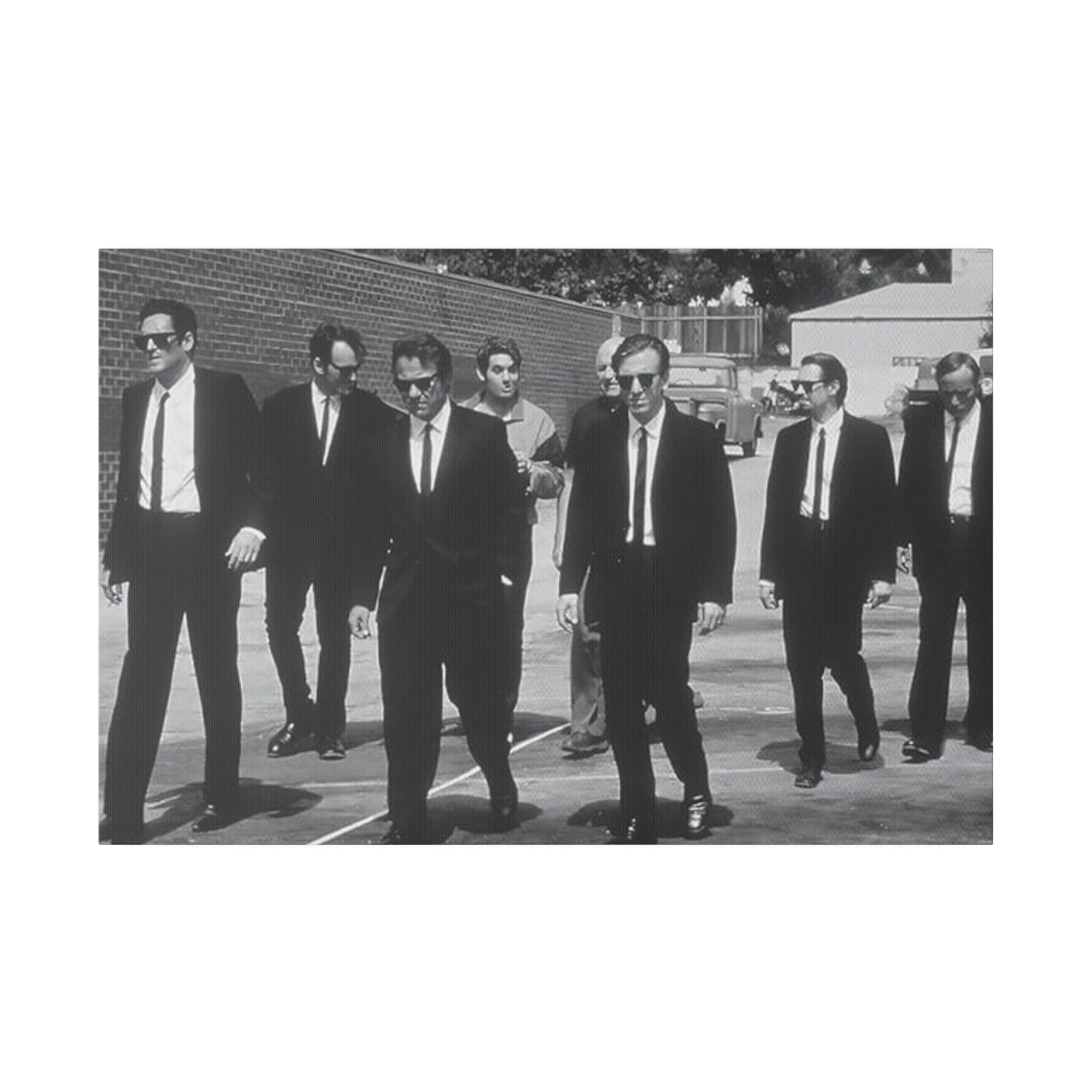 Reservoir Dogs B/W Photo Custom Canvas Wall Print