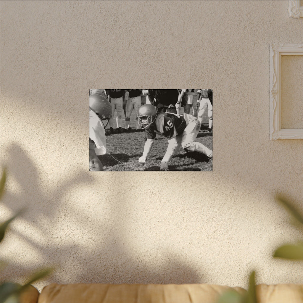 Rudy Grit and Determination Practice Scene Custom Canvas Wall Print