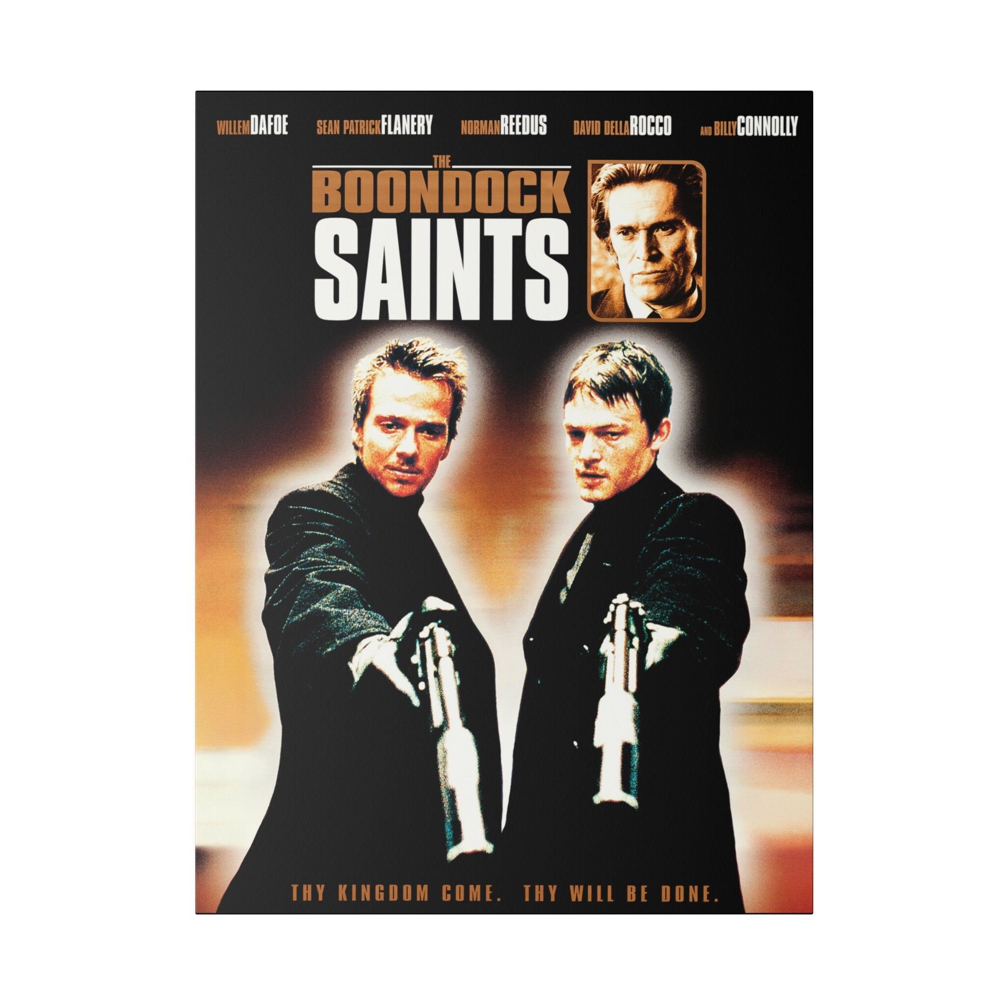 The Boondock Saints Movie Poster Custom Canvas Wall Print