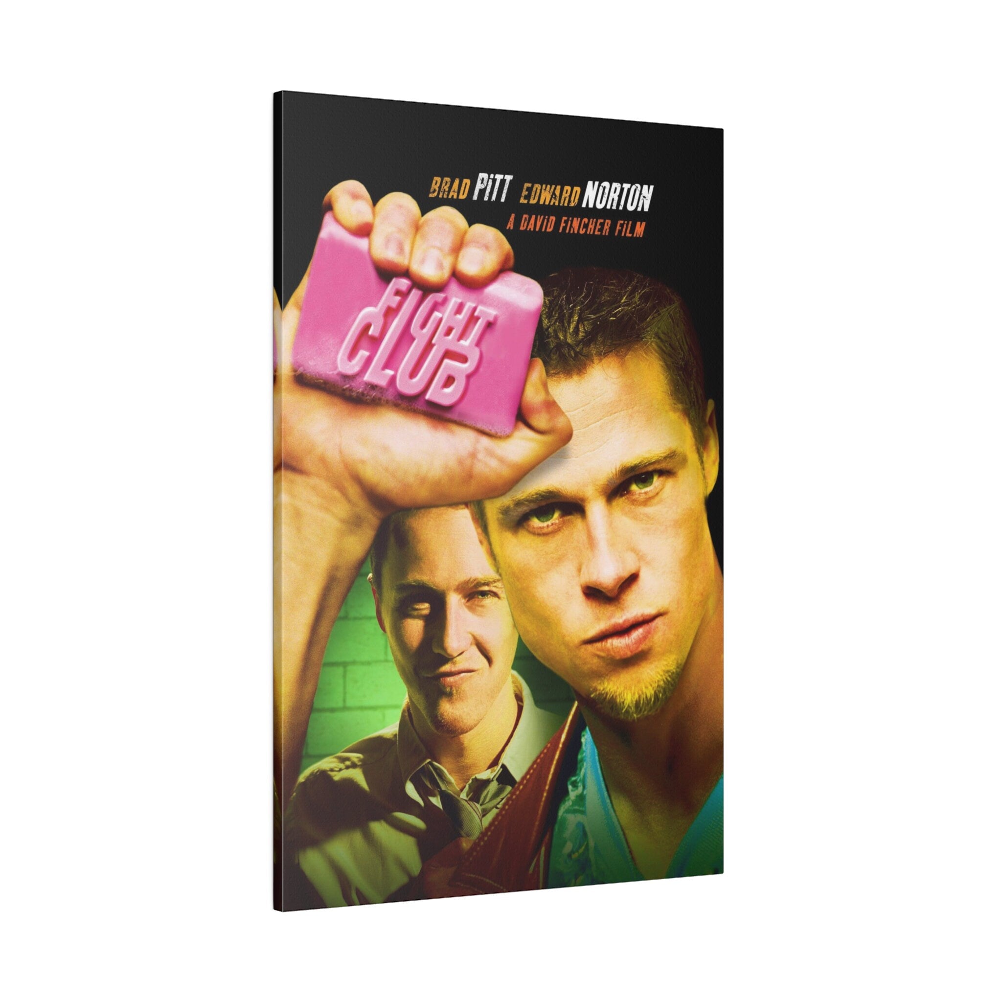 Fight Club Movie Poster Custom Canvas Wall Print