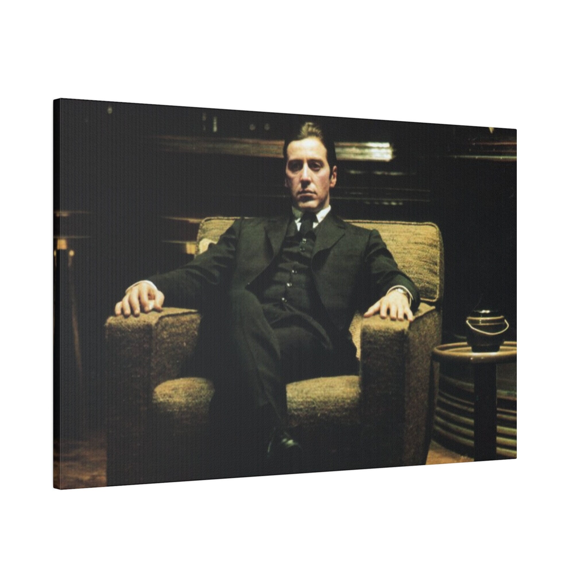 The Godfather Michael Corleone Custom Canvas Wall Print