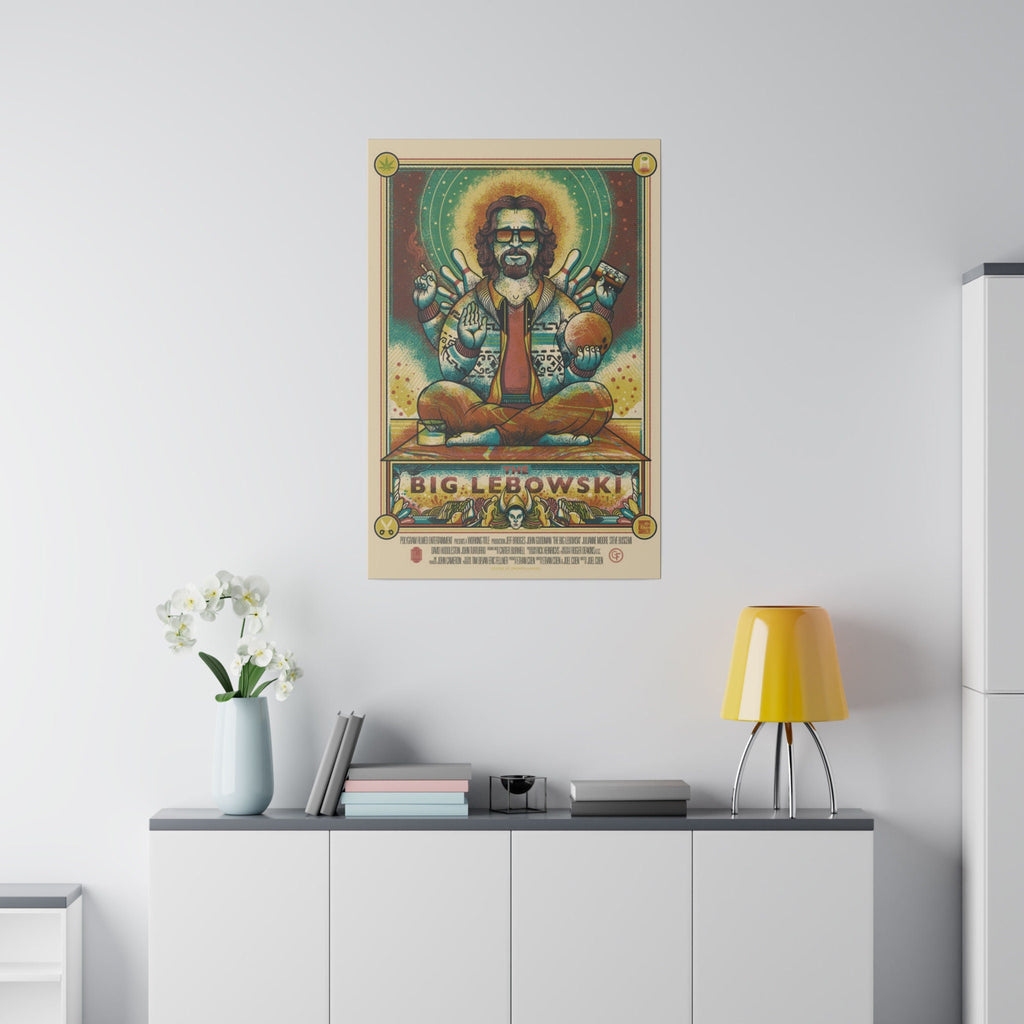 The Big Lebowski Zen Movie Poster Custom Canvas Wall Print