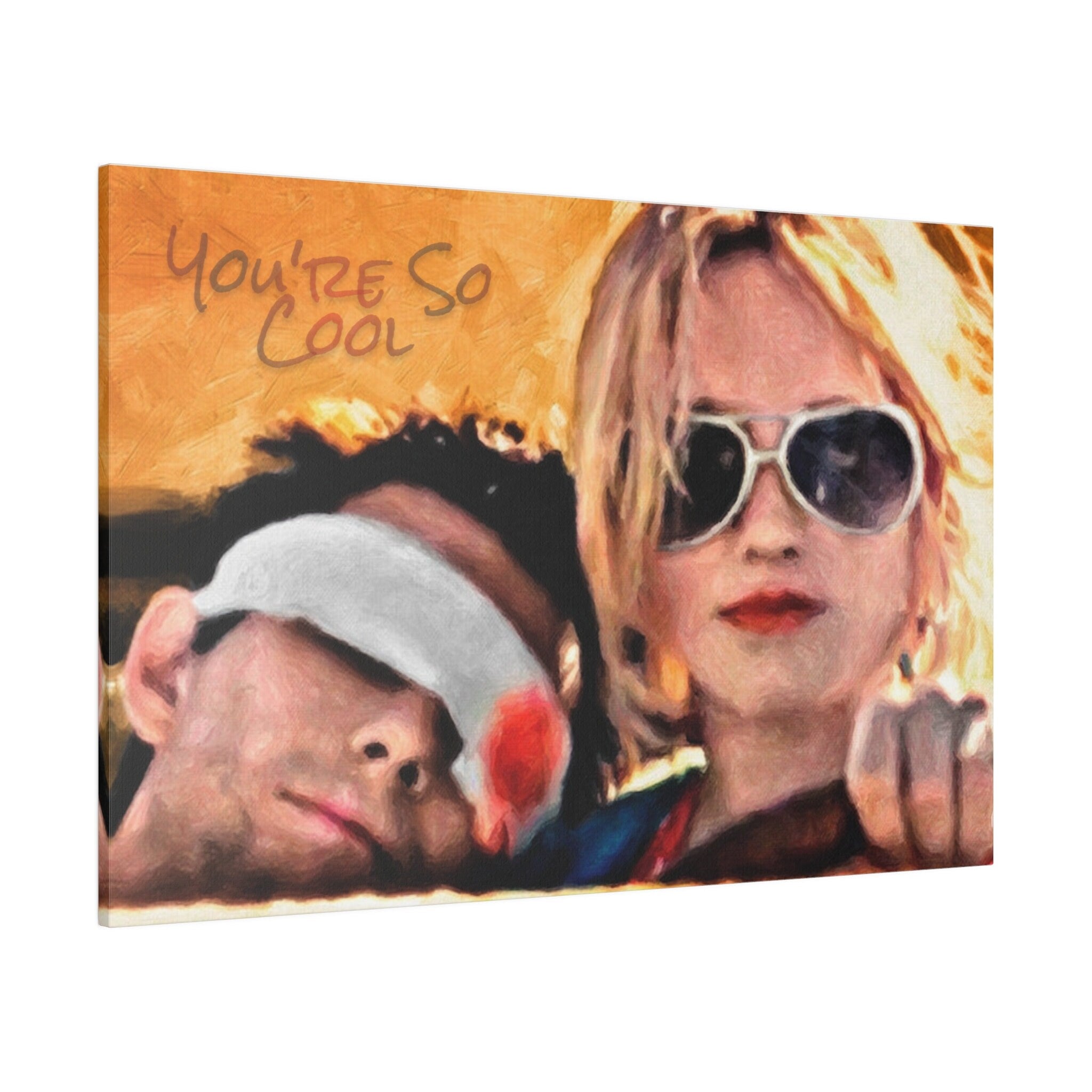 True Romance You're So Cool Art Custom Canvas Wall Print